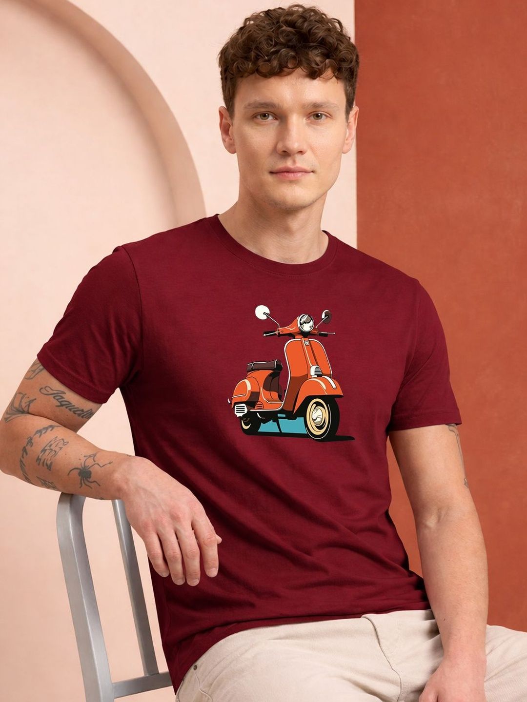 HERE&NOW Men Printed T-shirt