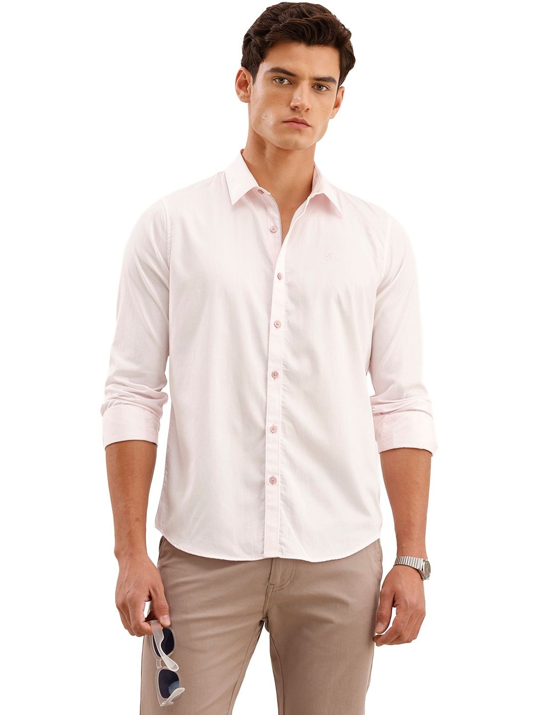 WROGN Men Slim Fit Casual Shirt