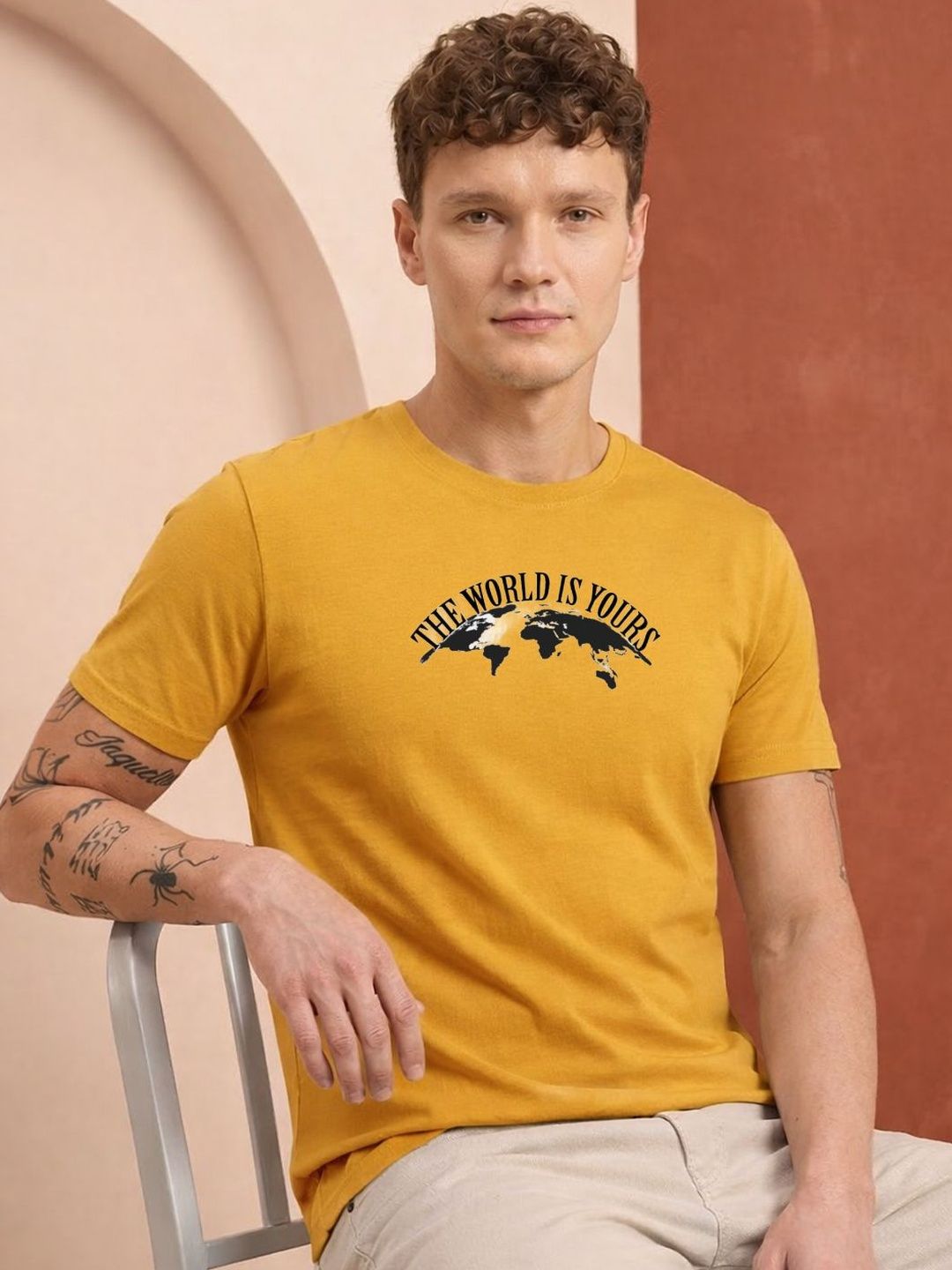 HERE&NOW Men Printed T-shirt