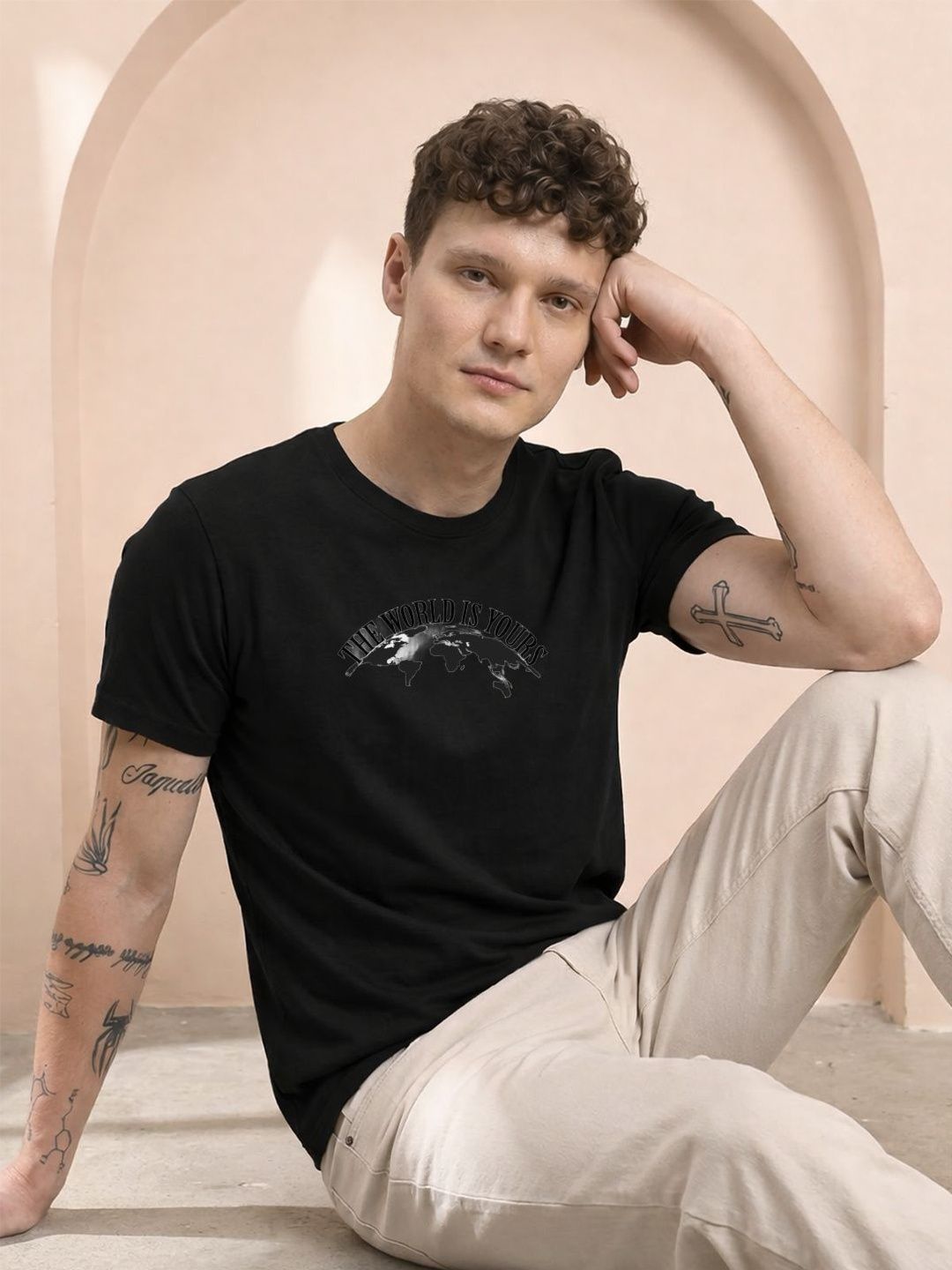 HERE&NOW Men Printed T-shirt