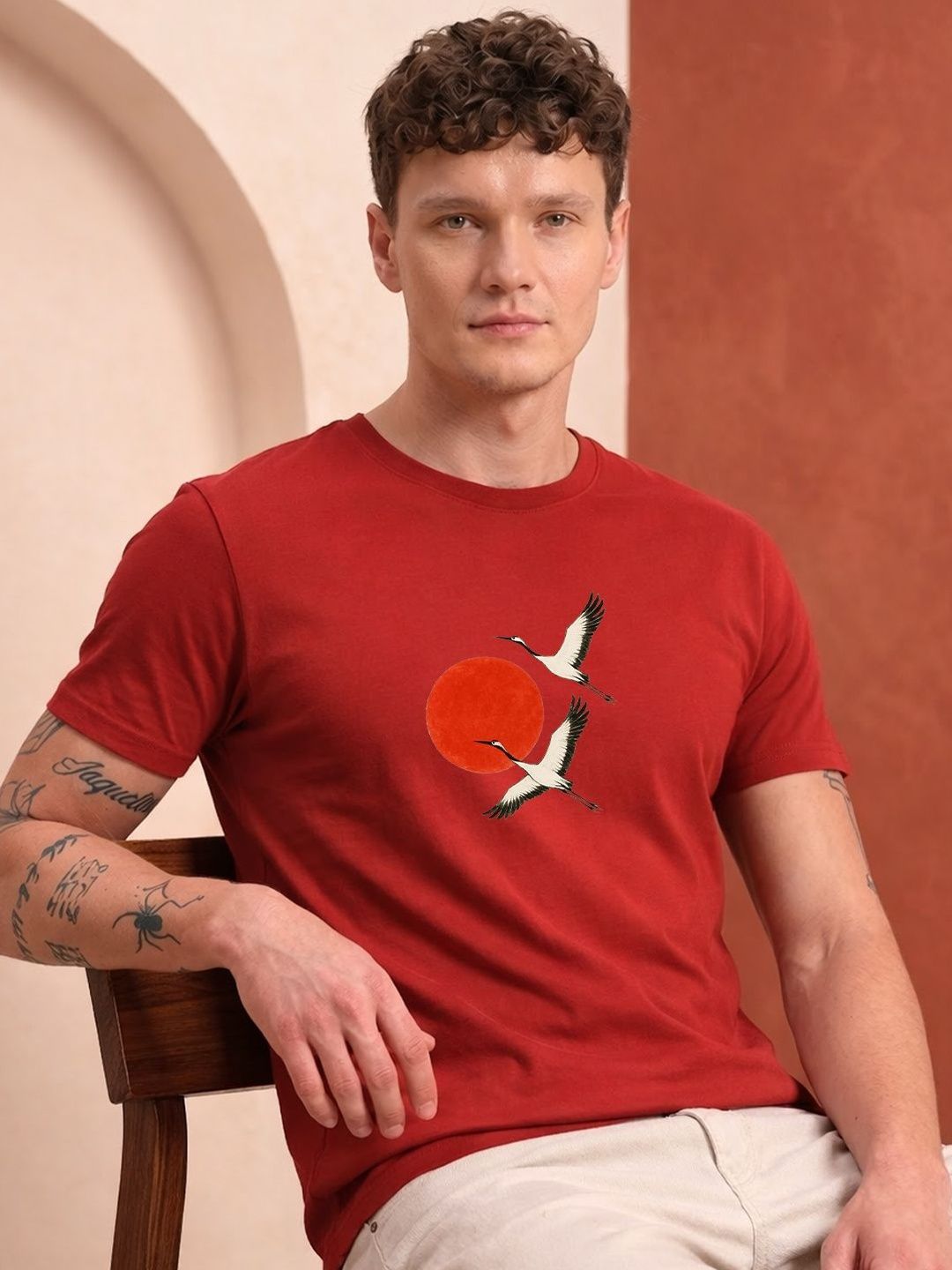 HERE&NOW Men Printed T-shirt