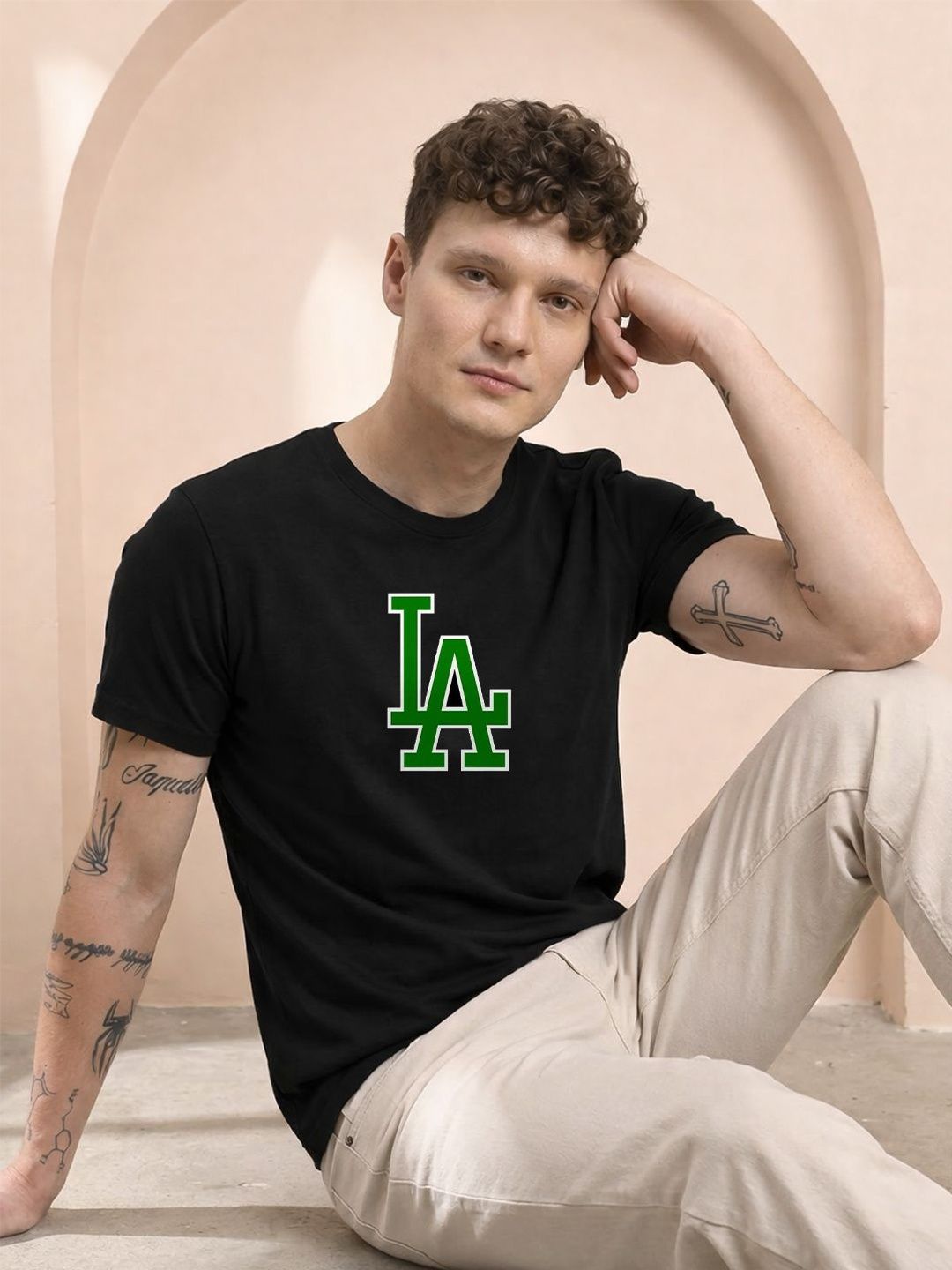 HERE&NOW Men Printed T-shirt