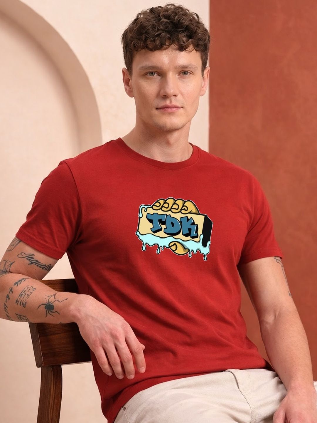 HERE&NOW Men Printed T-shirt