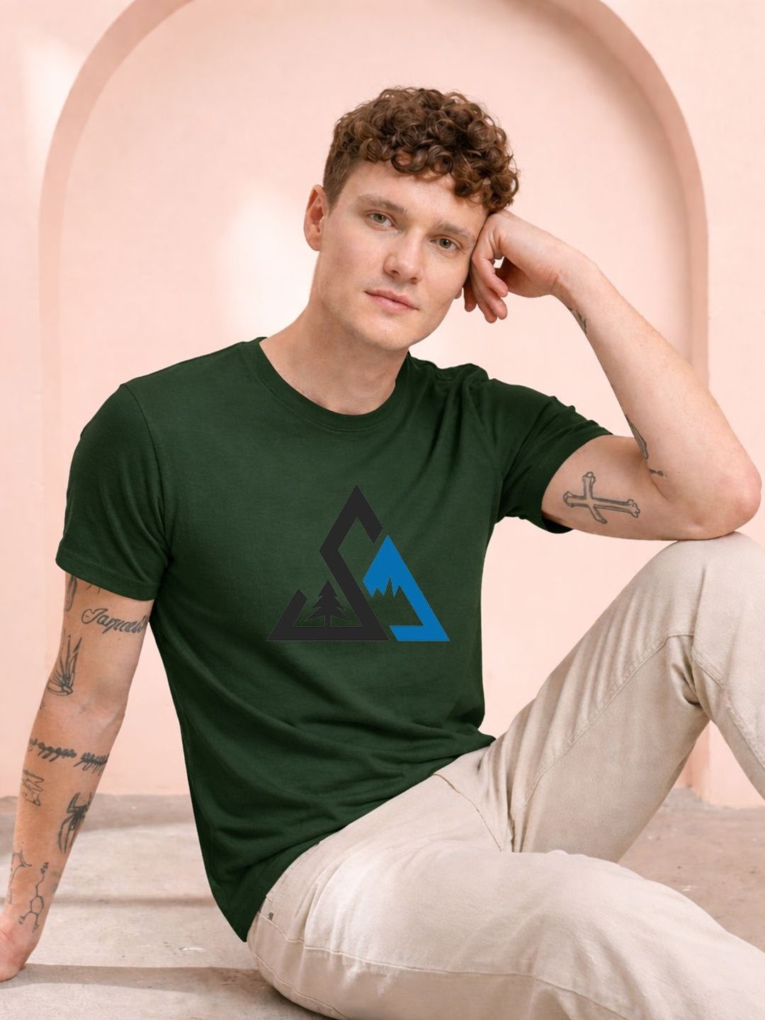 HERE&NOW Men Printed T-shirt