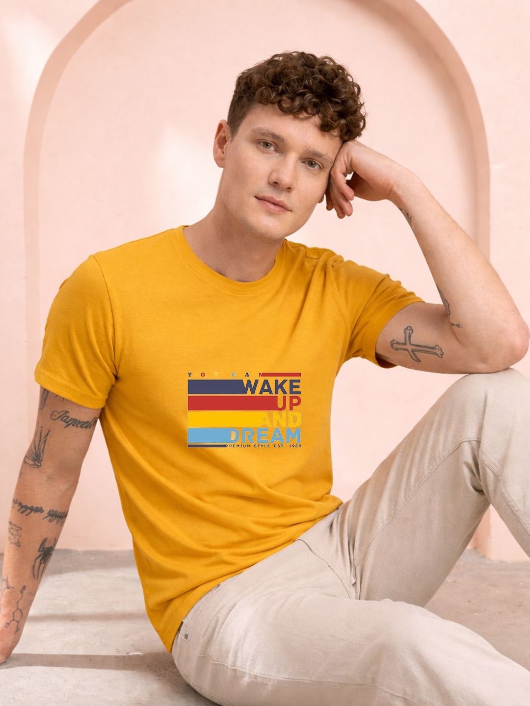 HERE&NOW Men Printed T-shirt