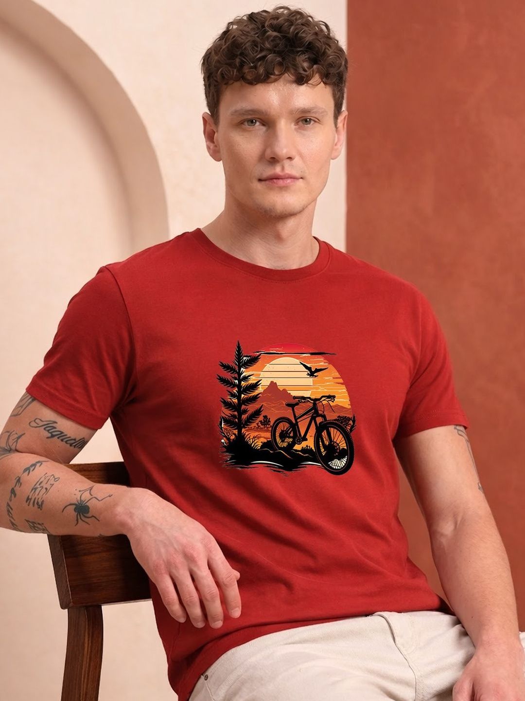 HERE&NOW Men Printed T-shirt