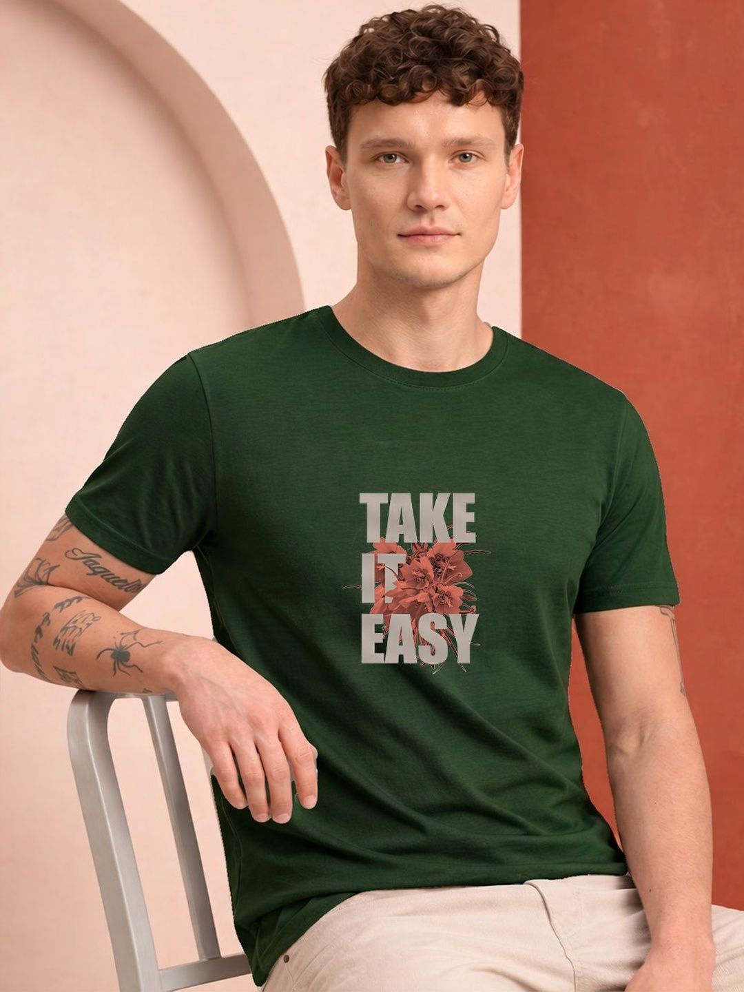 HERE&NOW Men Printed T-shirt