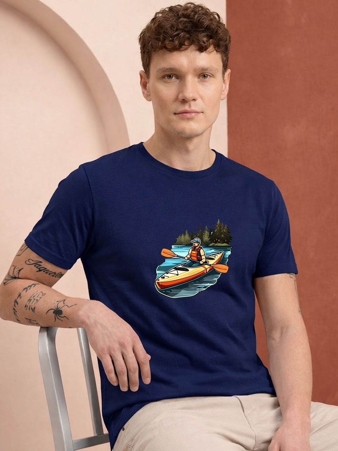 HERE&NOW Men Printed T-shirt