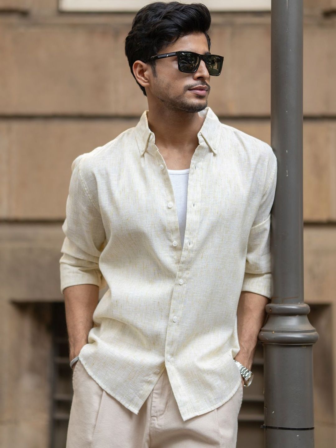 Powerlook Men Striped Casual Shirt