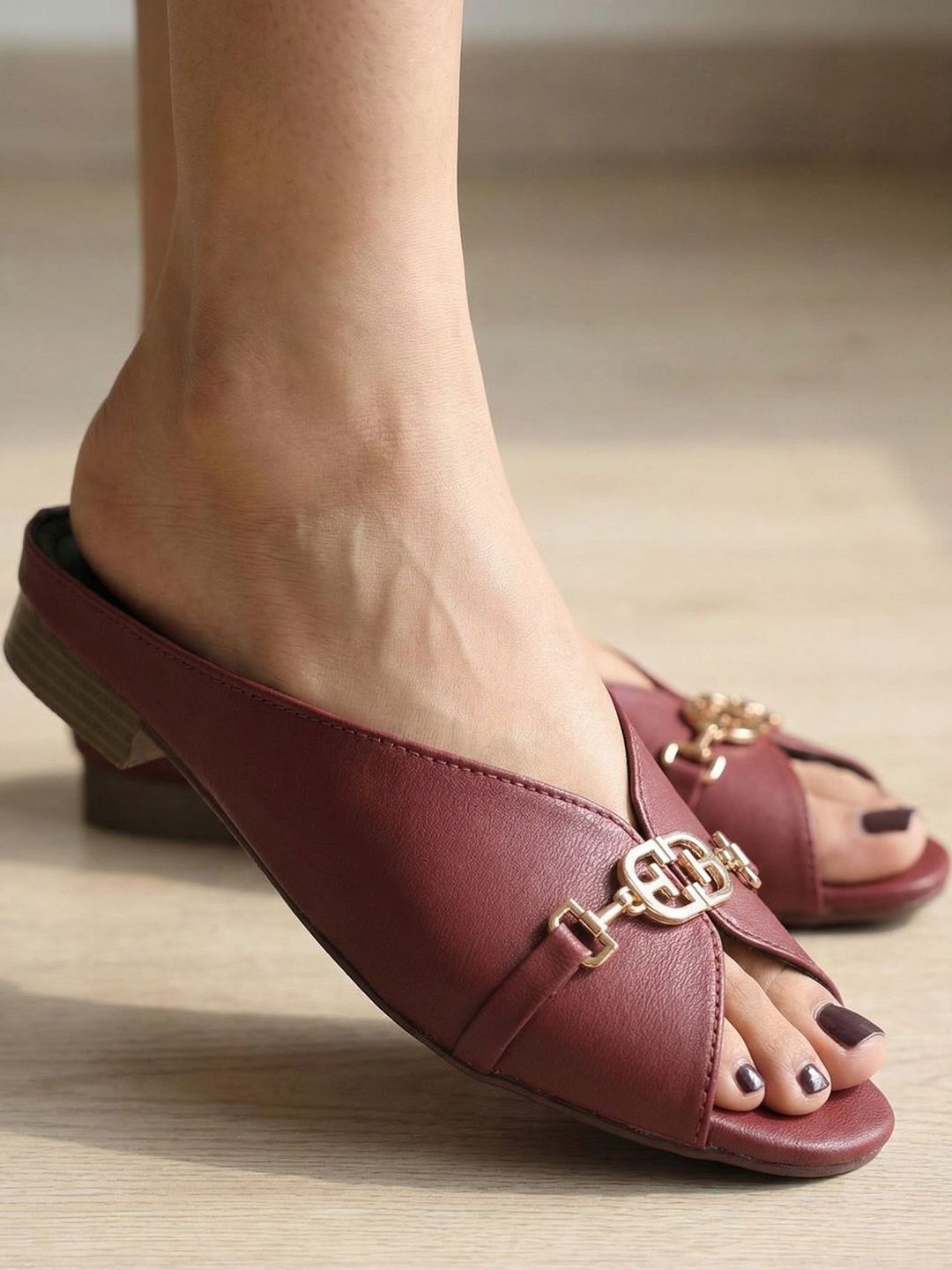 ELLE Block Peep Toes
