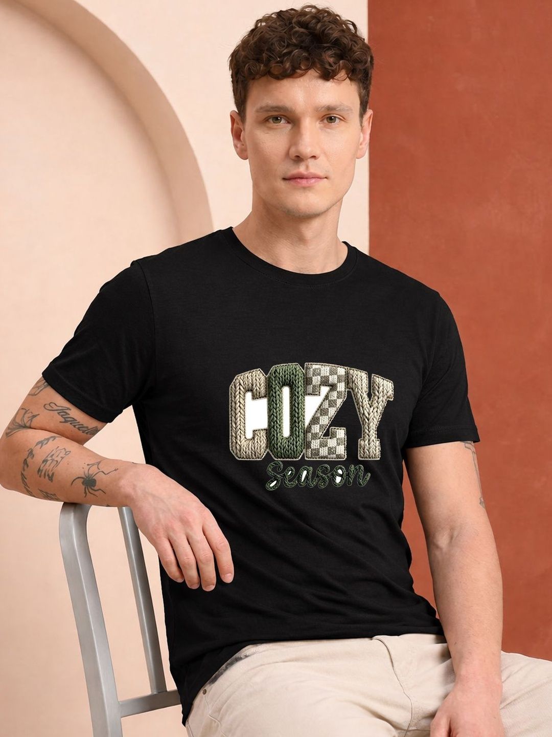 HERE&NOW Men Printed T-shirt