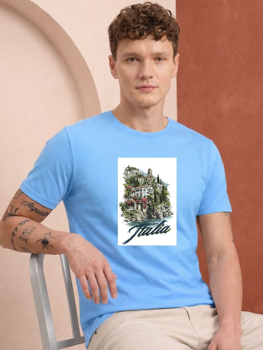 HERE&NOW Men Printed T-shirt