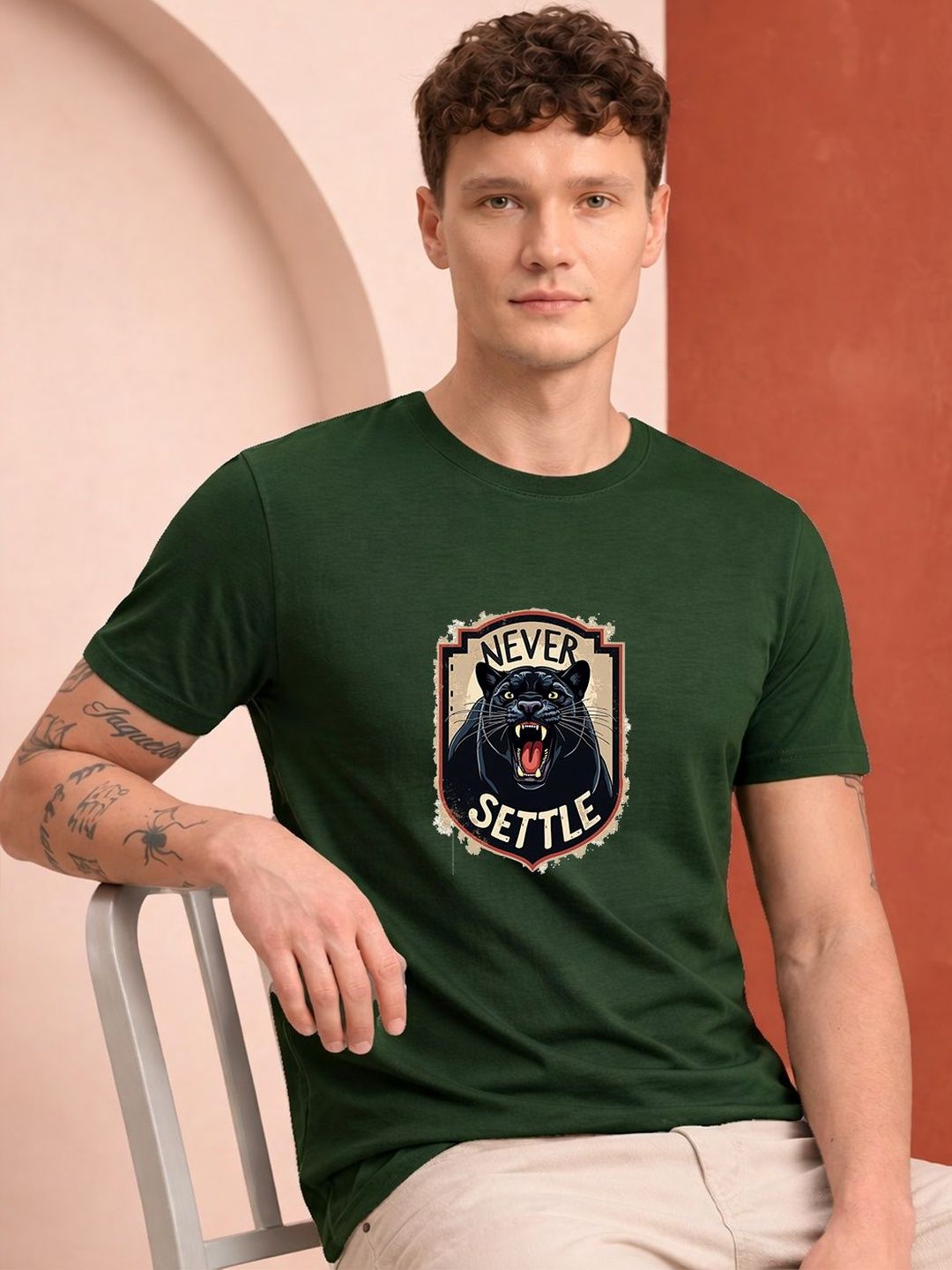 HERE&NOW Men Printed T-shirt