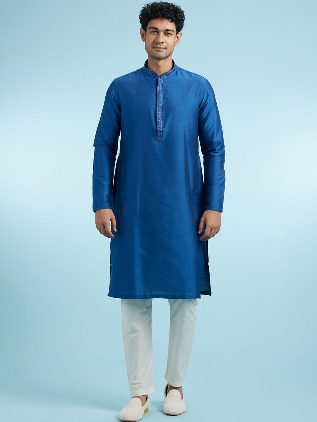 Diwas by Manyavar Self Design Men Kurta