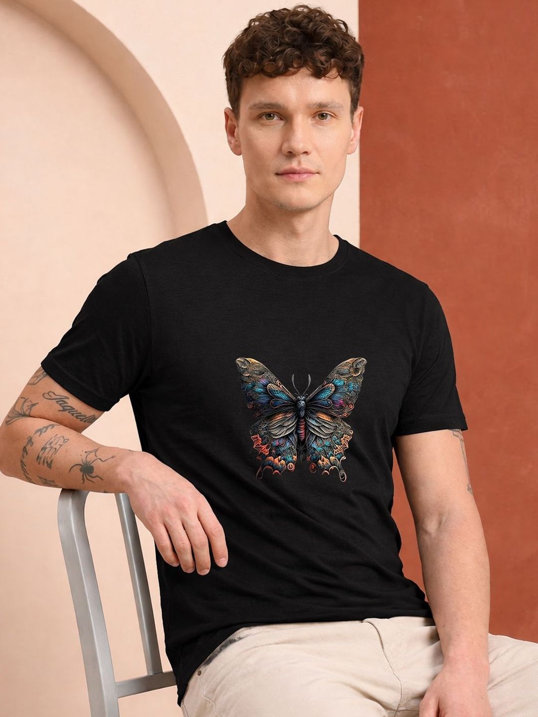 HERE&NOW Men Printed T-shirt
