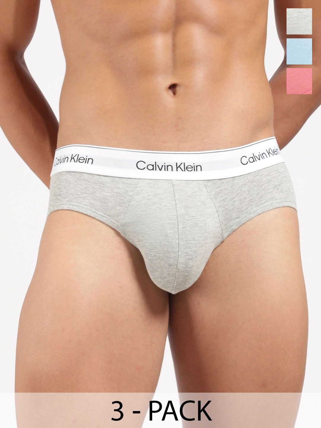 Calvin Klein Underwear Calvin Klein Underwear Men Pack of 3 Cotton Basic Briefs