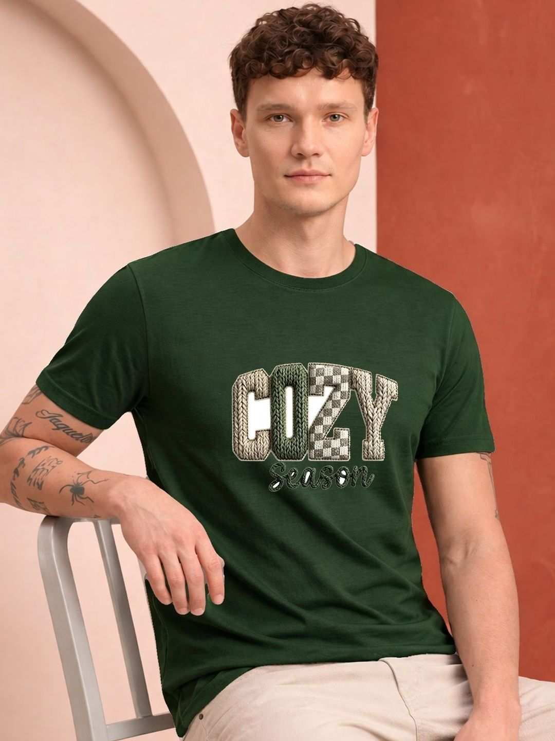 HERE&NOW Men Printed T-shirt