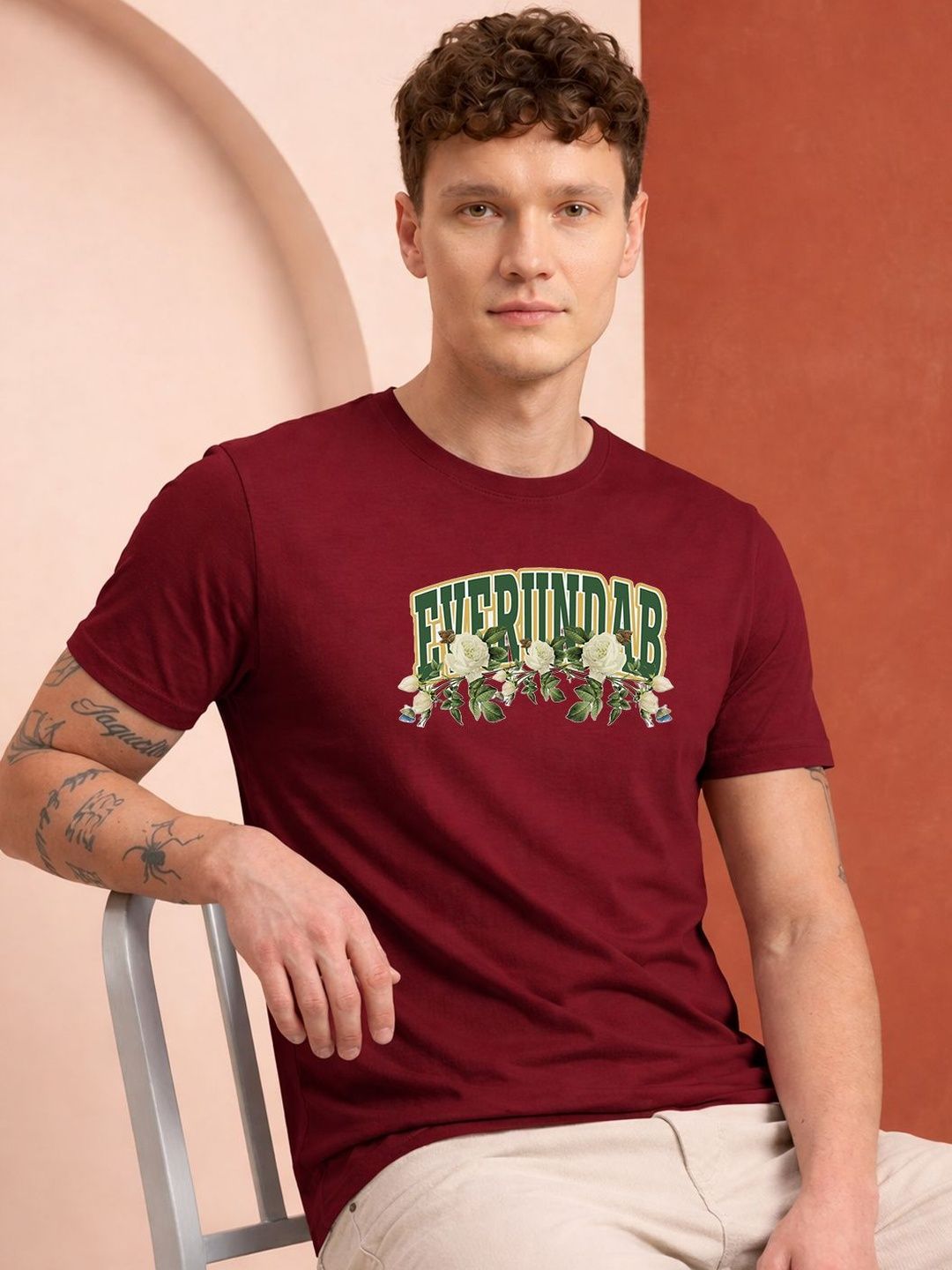 HERE&NOW Men Printed T-shirt