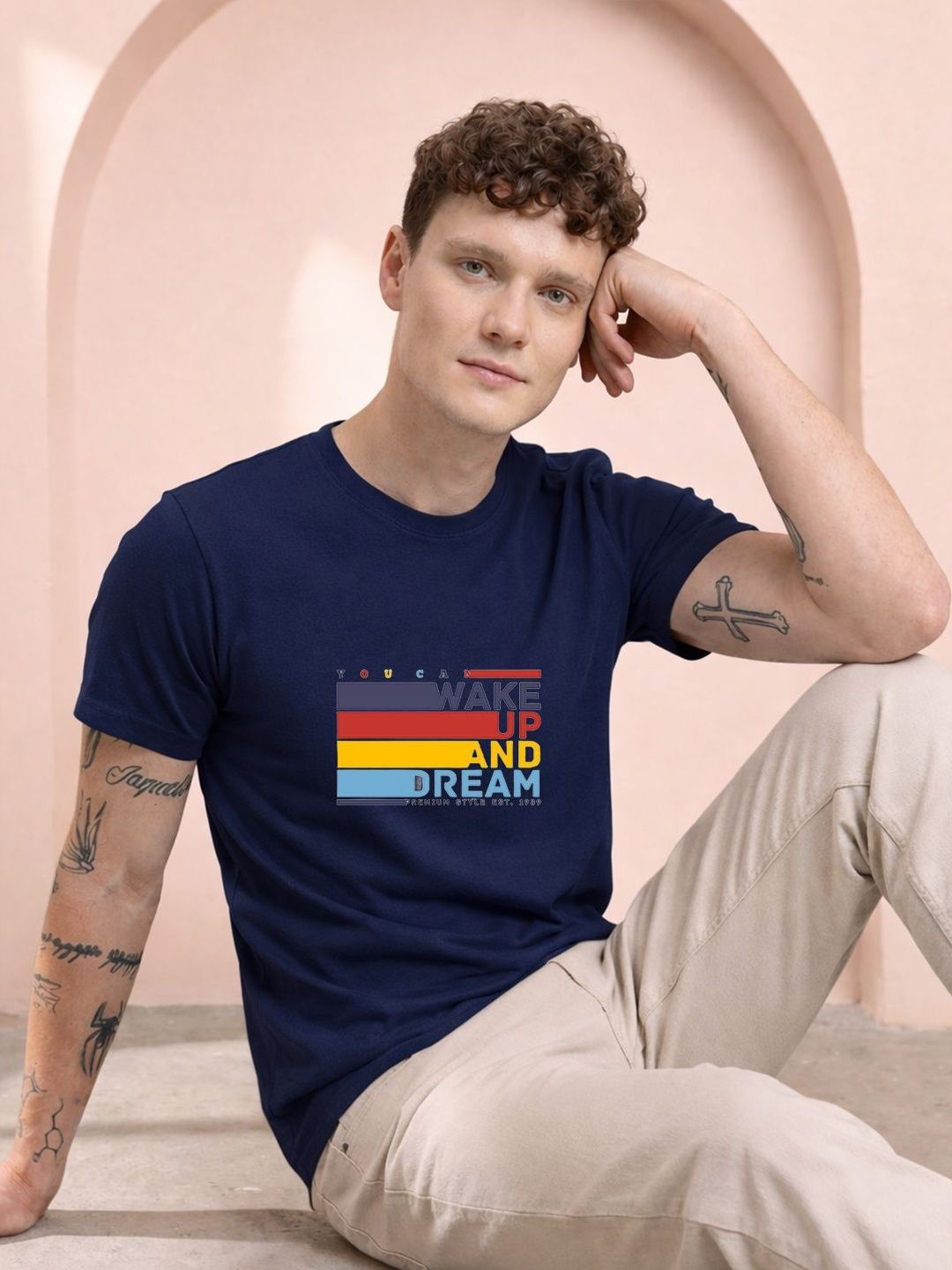 HERE&NOW Men Printed T-shirt
