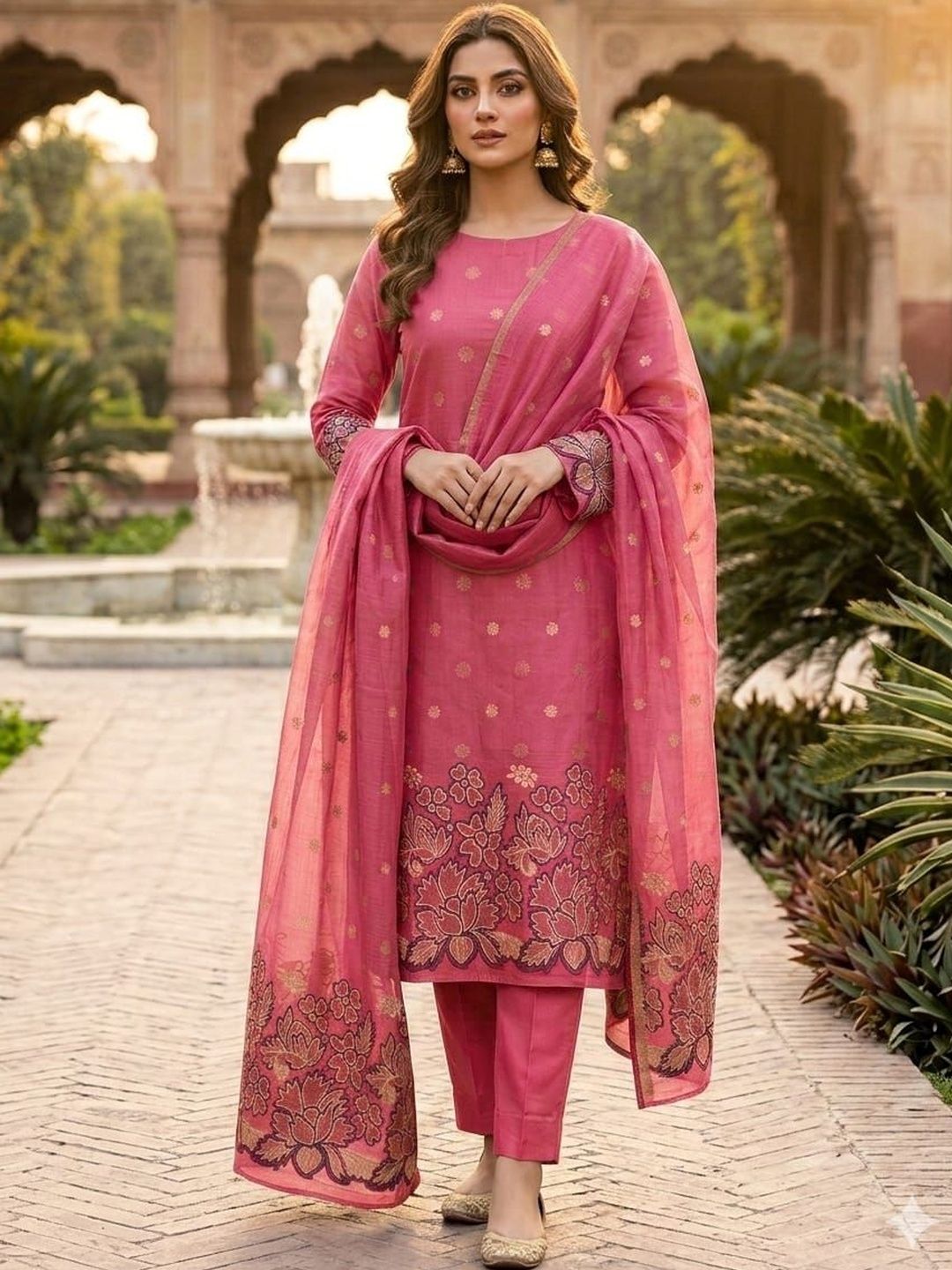 SYS Brand - Shop Your Style Embroidered Unstitched Dress Material