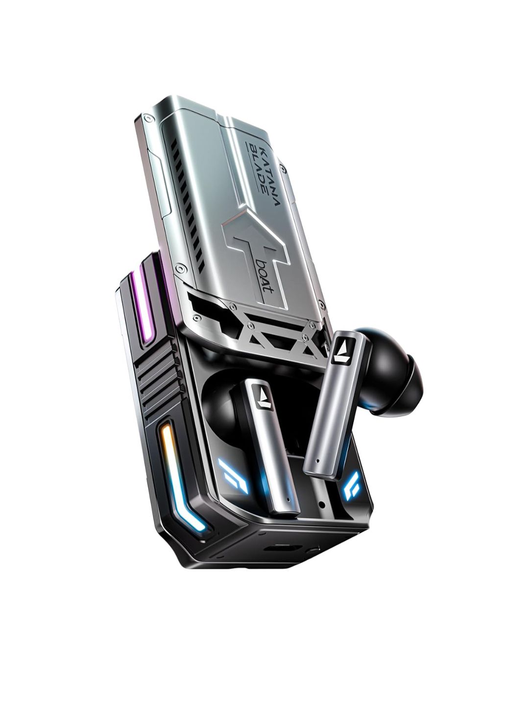 boAt Immortal Katana Blade 2.0 TWS Earbuds w/ 70H Playback & Metal Glider