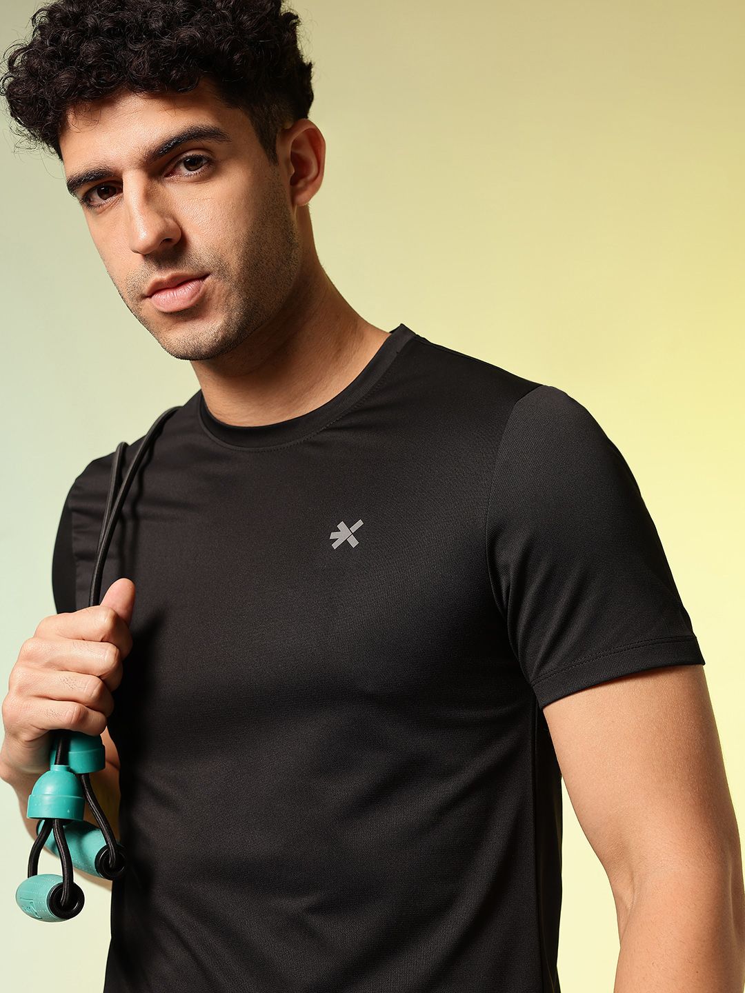 HRX by Hrithik Roshan Rapid-Dry Training Knitted T-shirt