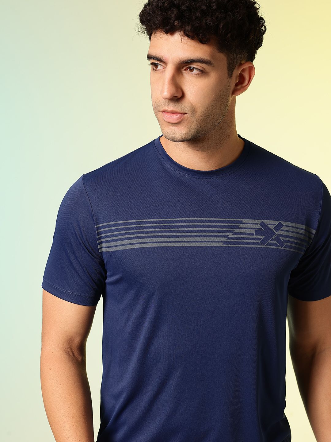 HRX by Hrithik Roshan Brand Logo Printed Rapid-Dry Training T-shirt