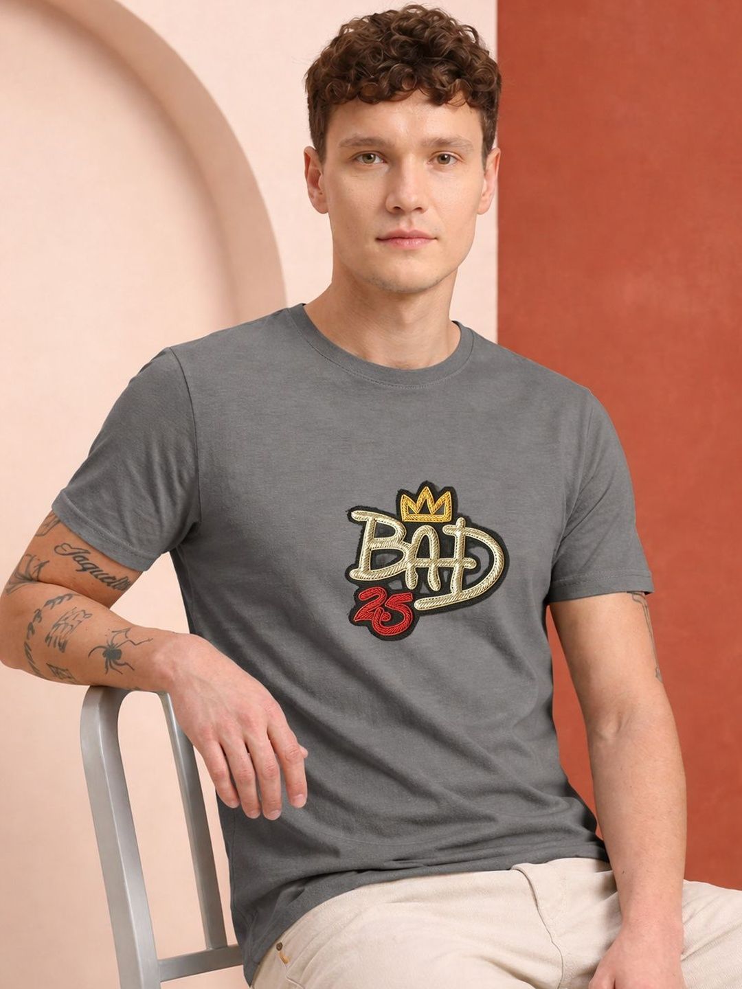 HERE&NOW Men Printed T-shirt