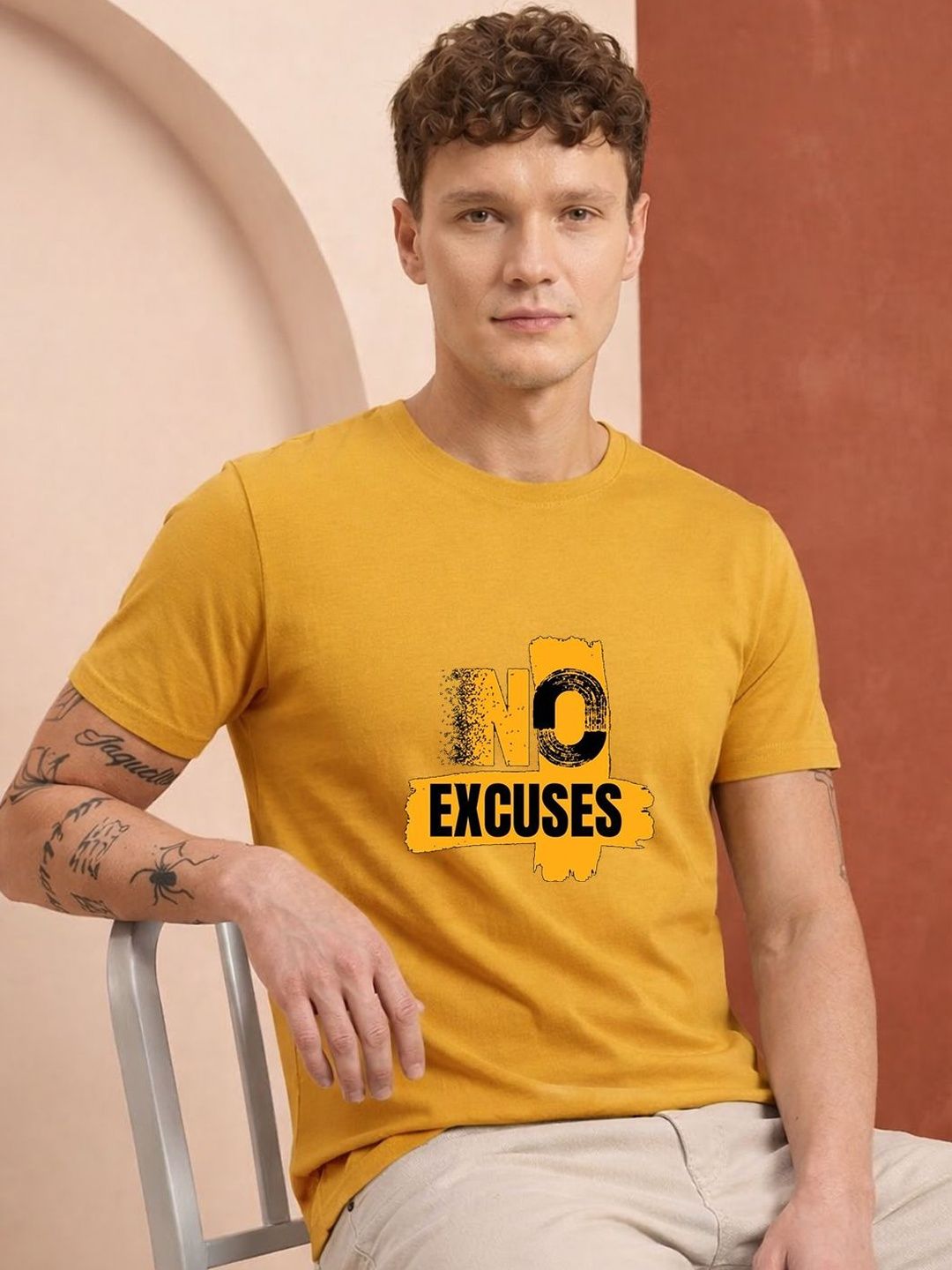 HERE&NOW Men Printed T-shirt