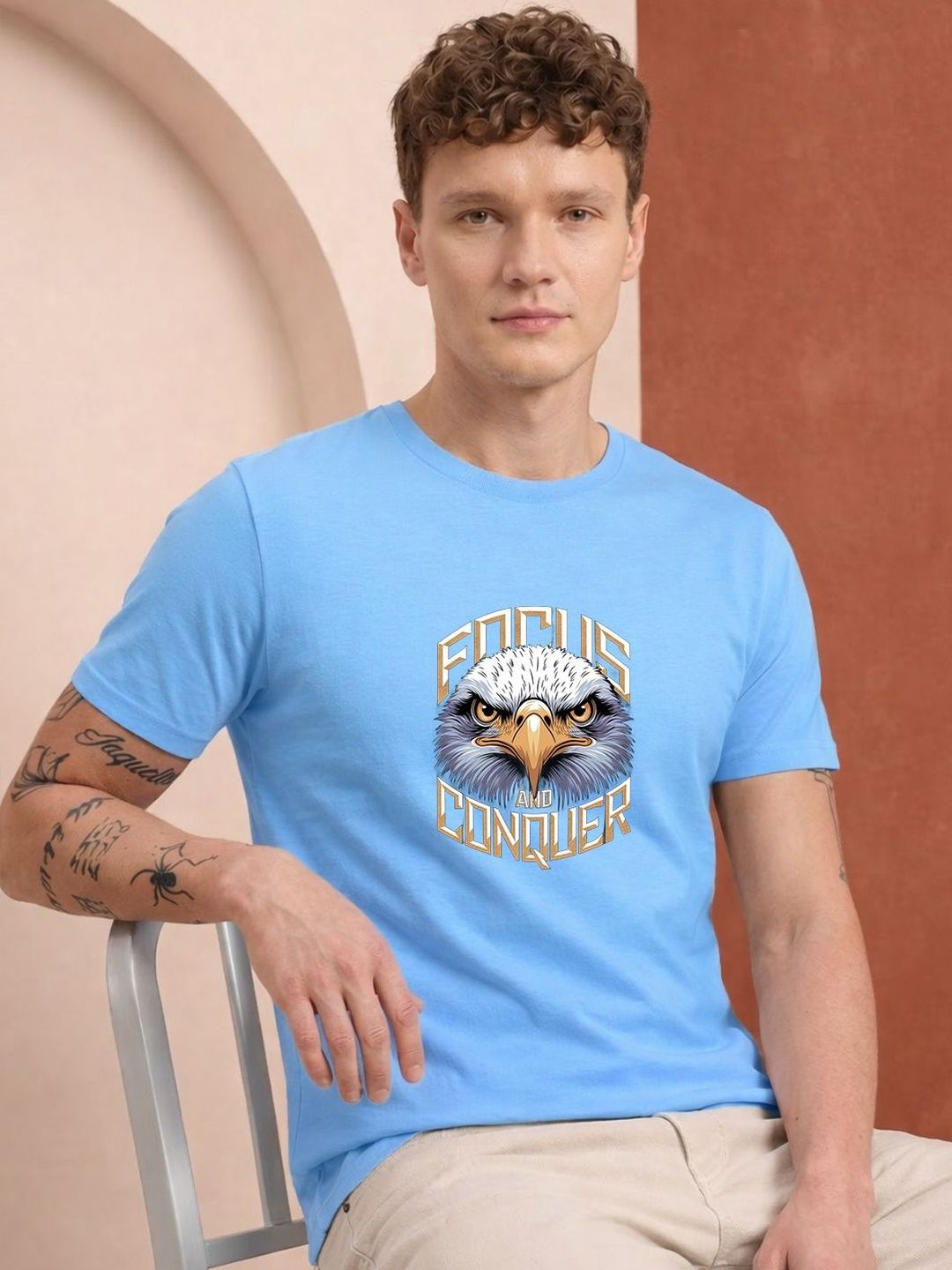 HERE&NOW Men Printed T-shirt