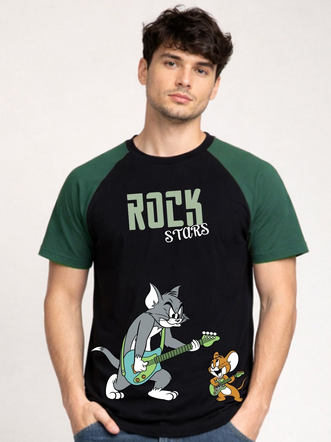 Kook N Keech Men Colourblocked T-shirt