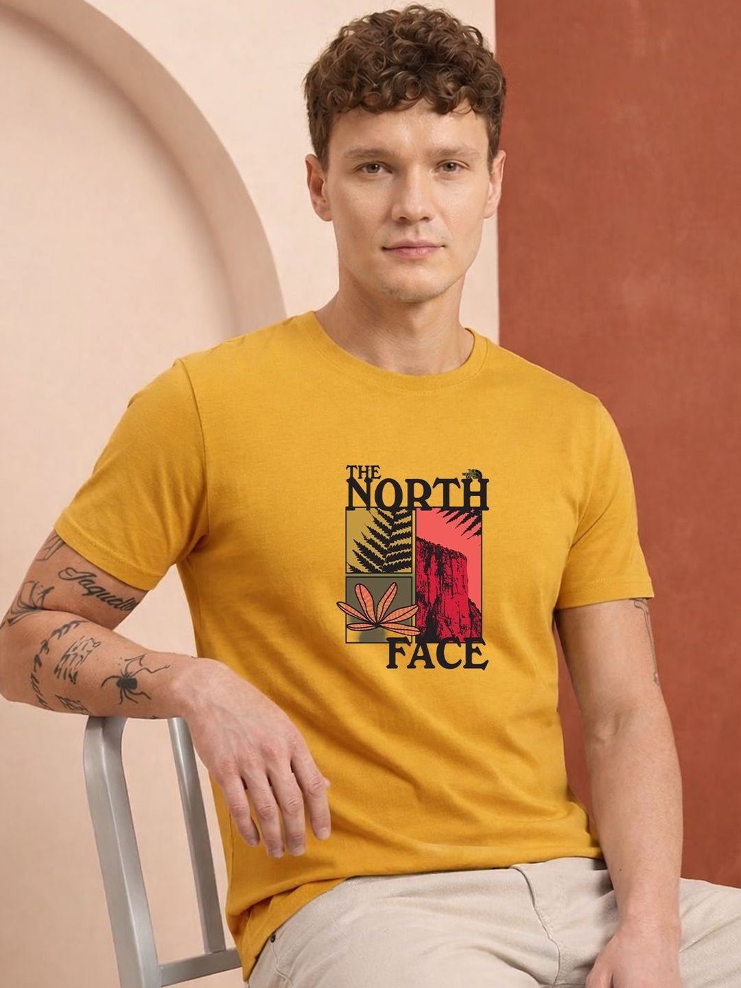 HERE&NOW Men Printed T-shirt