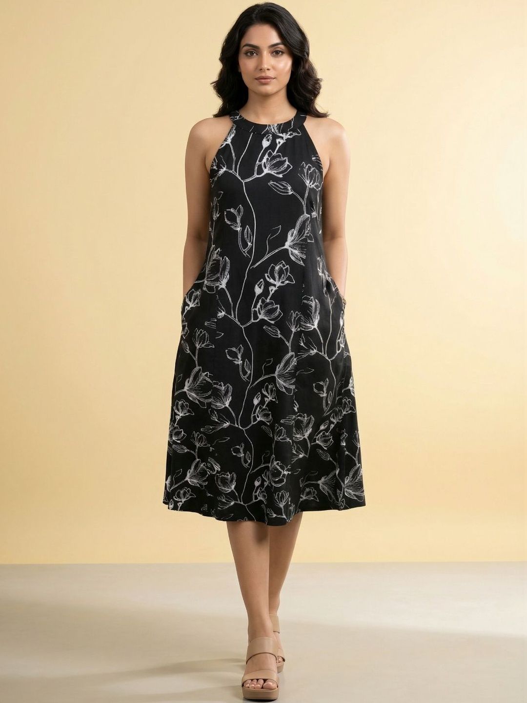 halter neck dress online india Shop Purple Georgette Embroidered Halter Neck Gown Party Wear in India