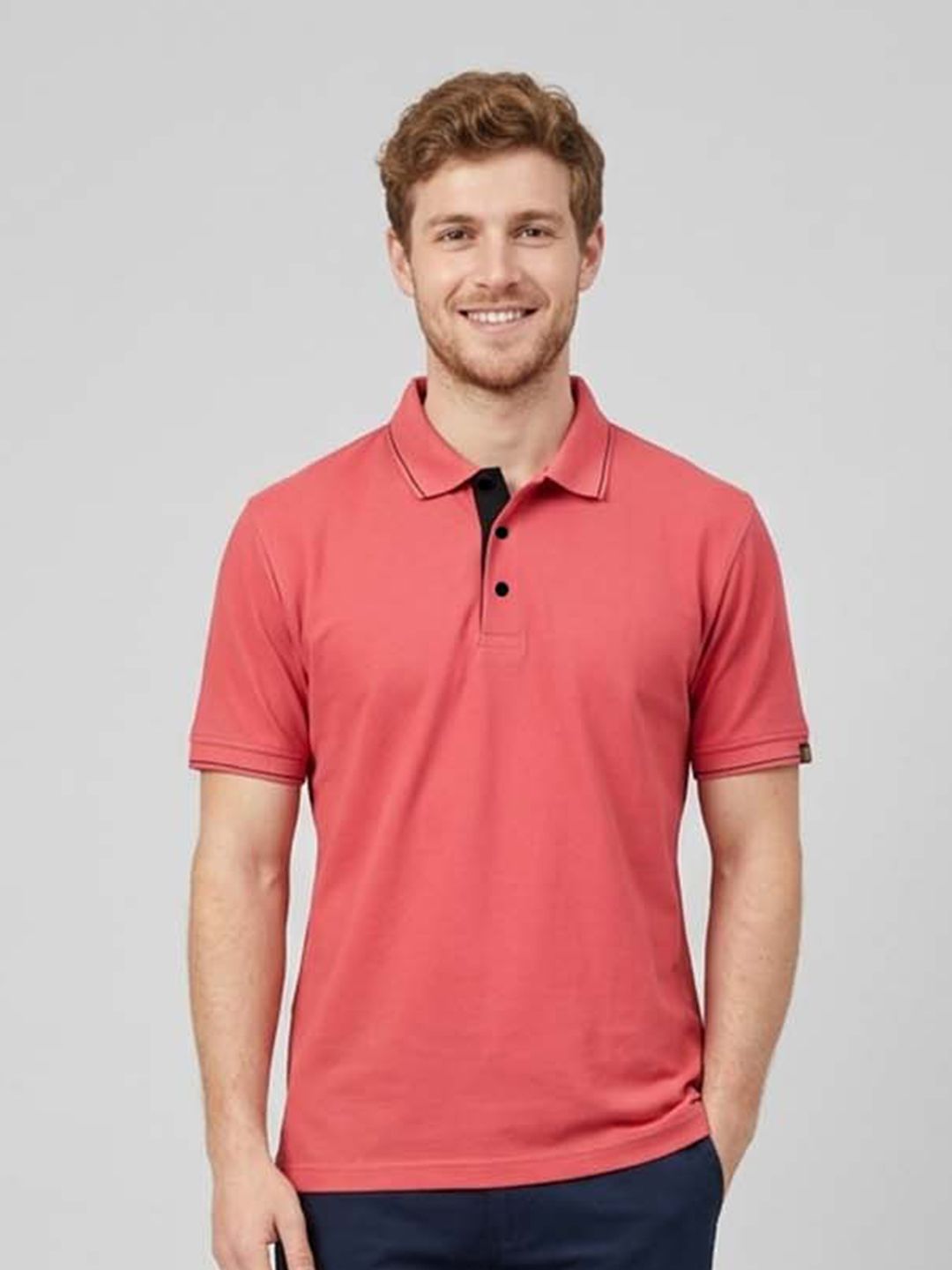 Greylongg Polo Collar T-shirt