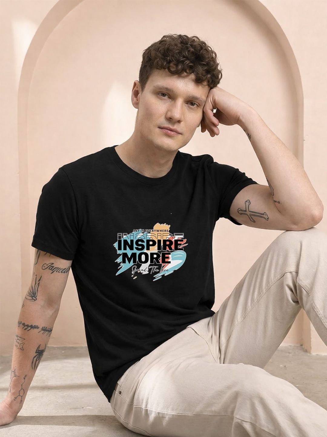 HERE&NOW Men Printed T-shirt
