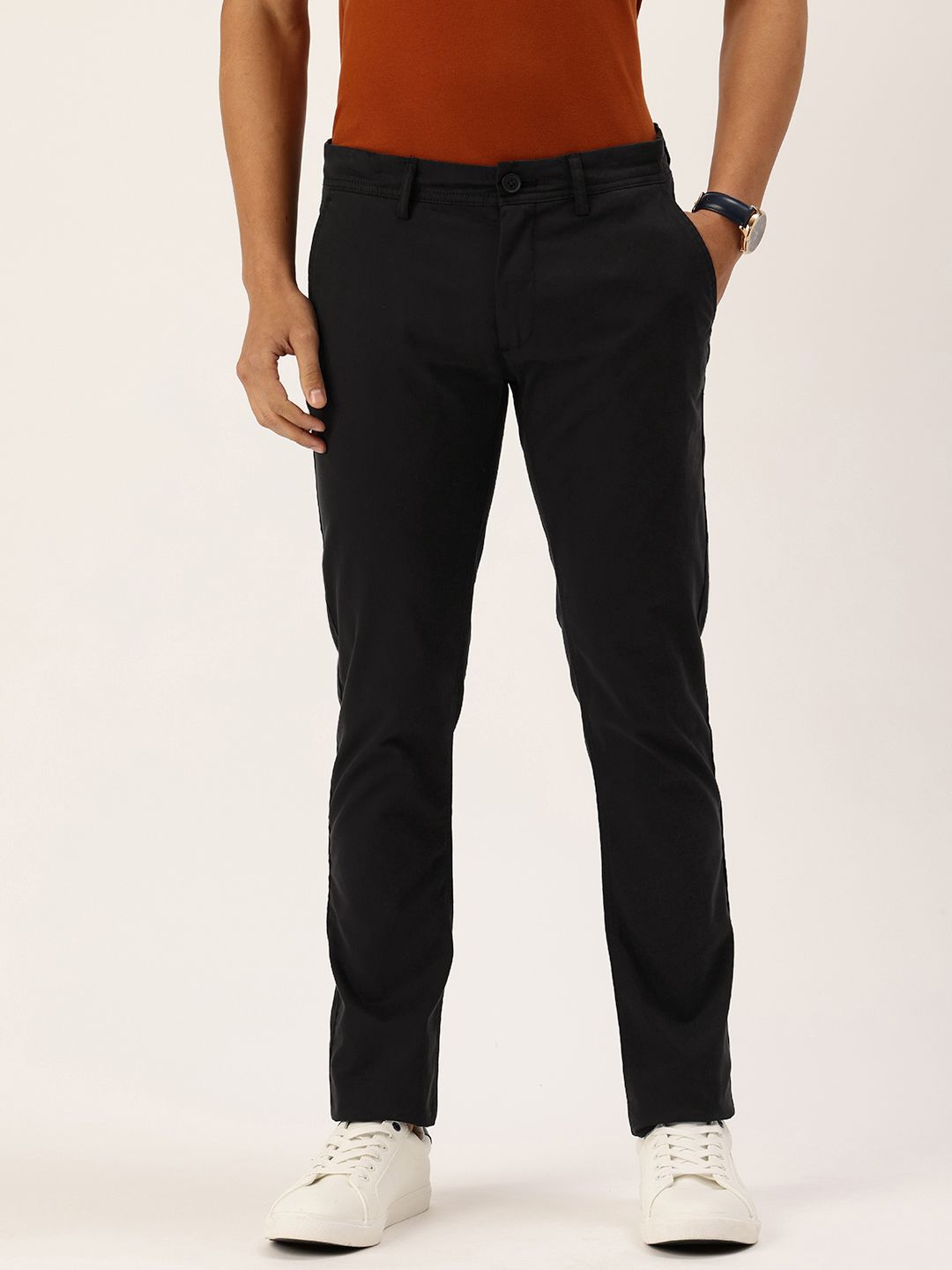 Peter England Peter England Men Skinny Fit Chinos Trousers