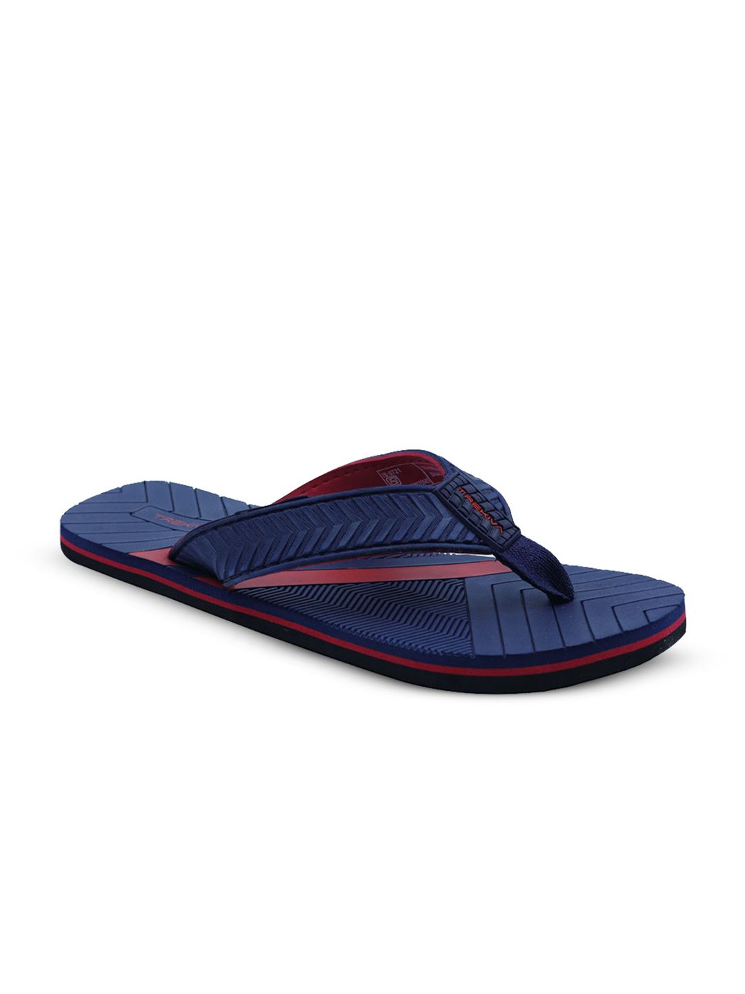 Trekiva Men Striped Thong Flip-Flops