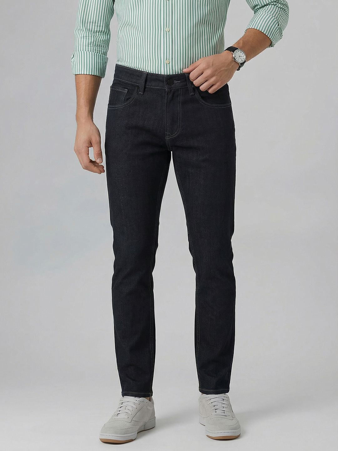 Spykar Men's Skinny Low Rise Stretchable Jeans