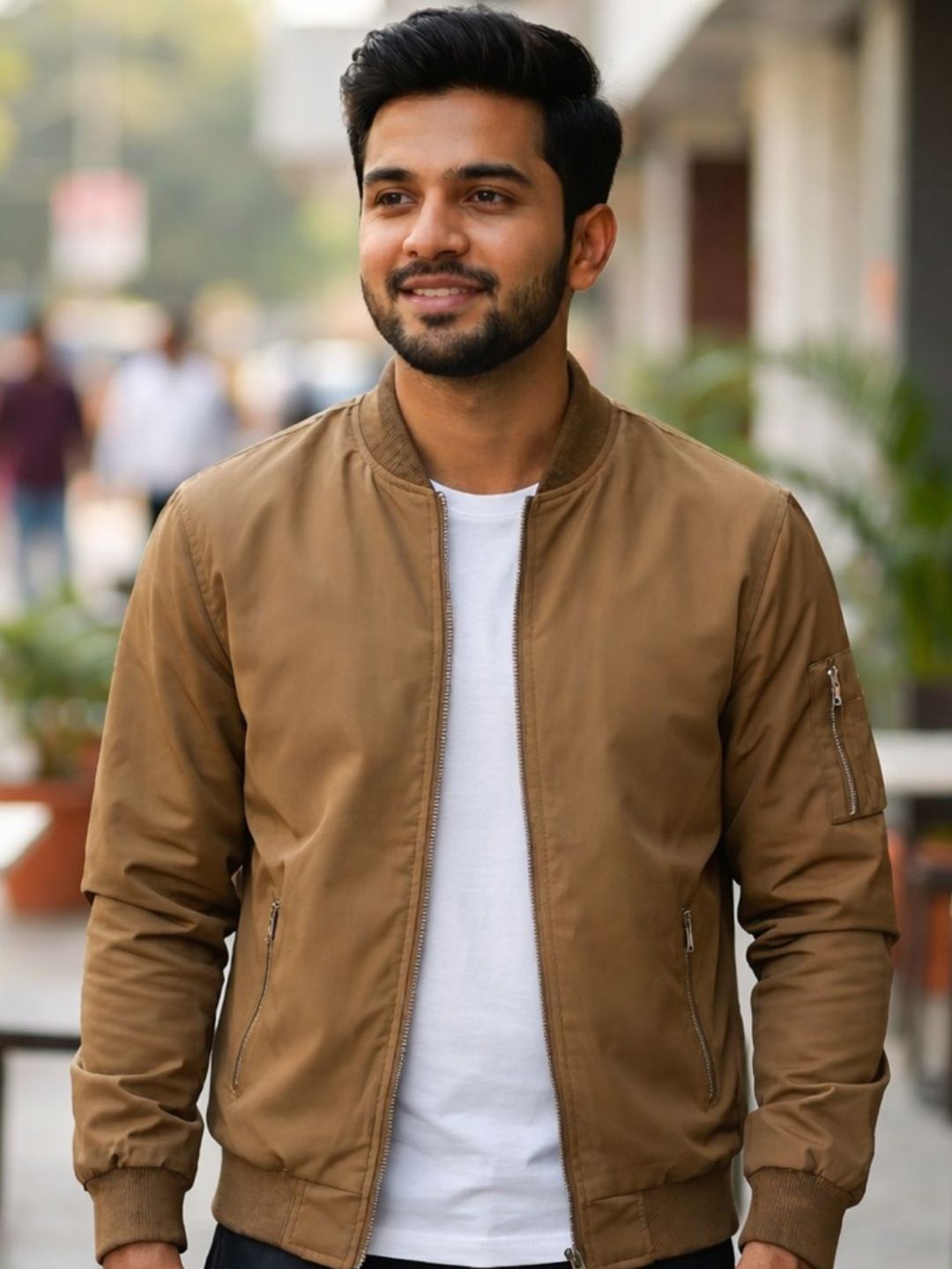 CARABA Men Windcheater Bomber Jacket