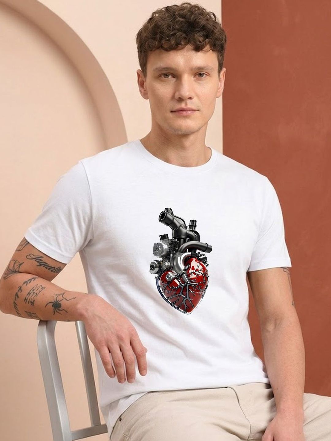 HERE&NOW Men Printed T-shirt