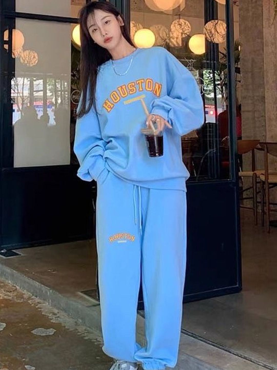 Suo Women Printed T-shirt with Trousers