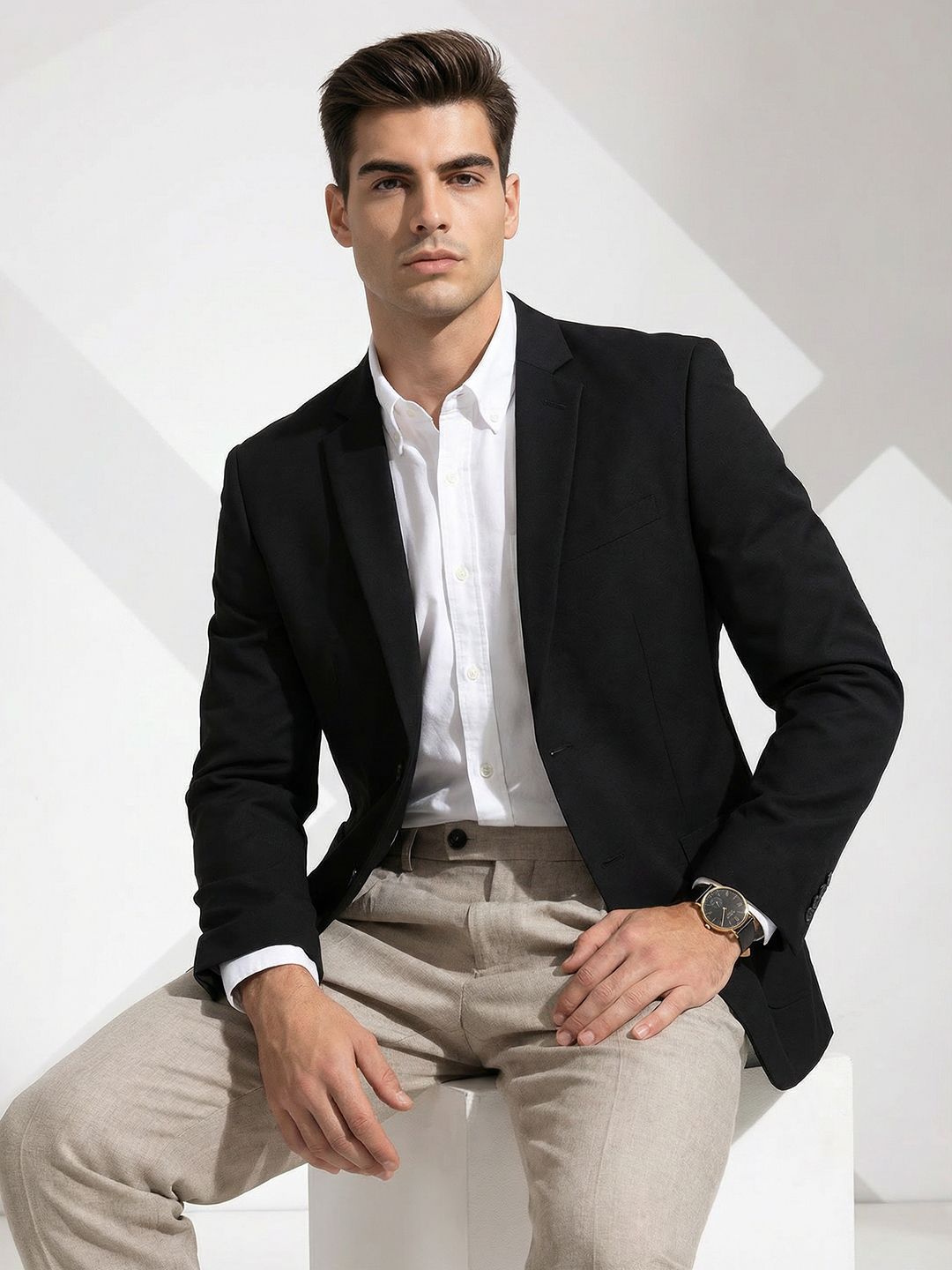 INVICTUS Single-Breasted Formal Blazer