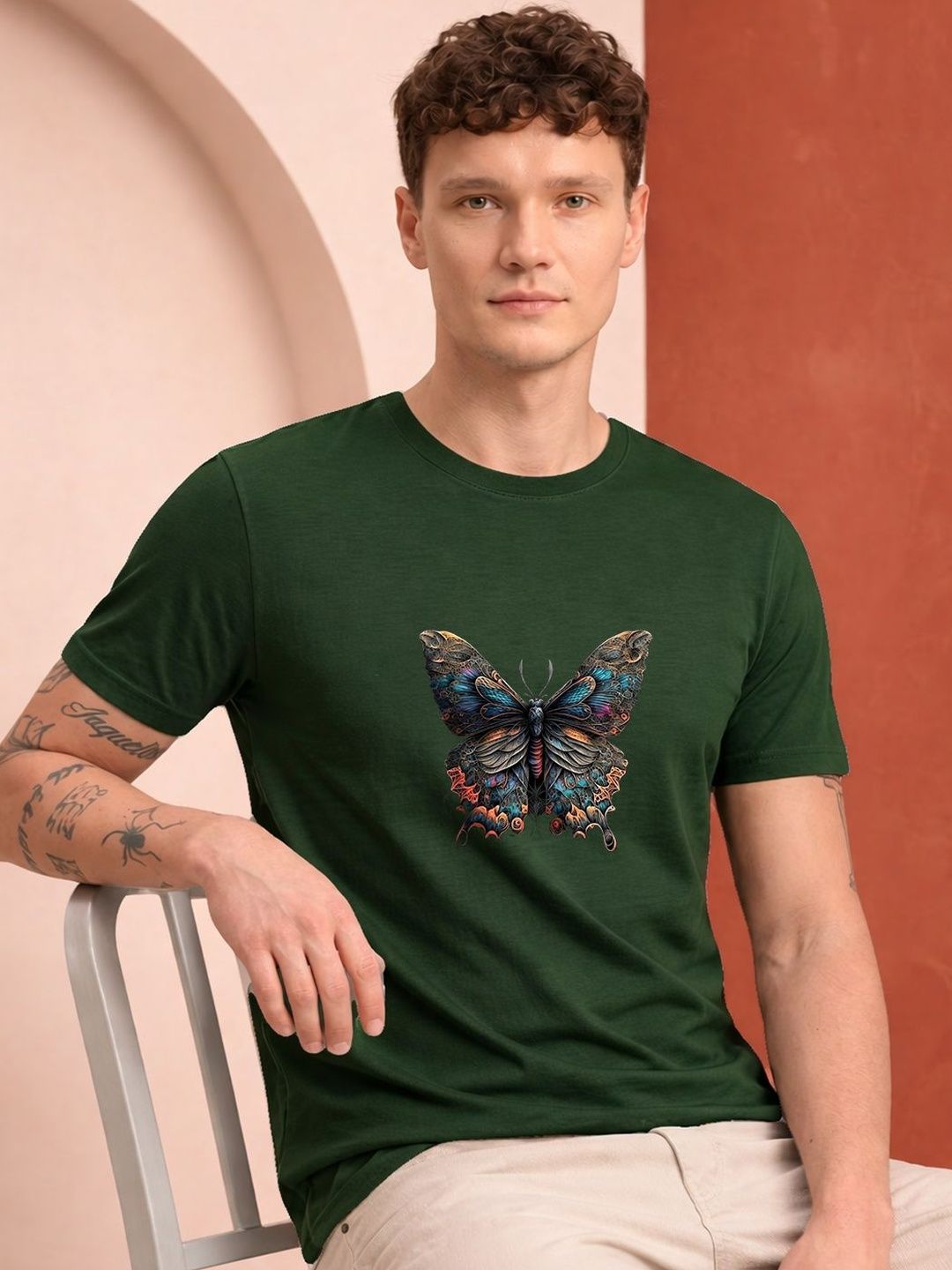 HERE&NOW Men Printed T-shirt