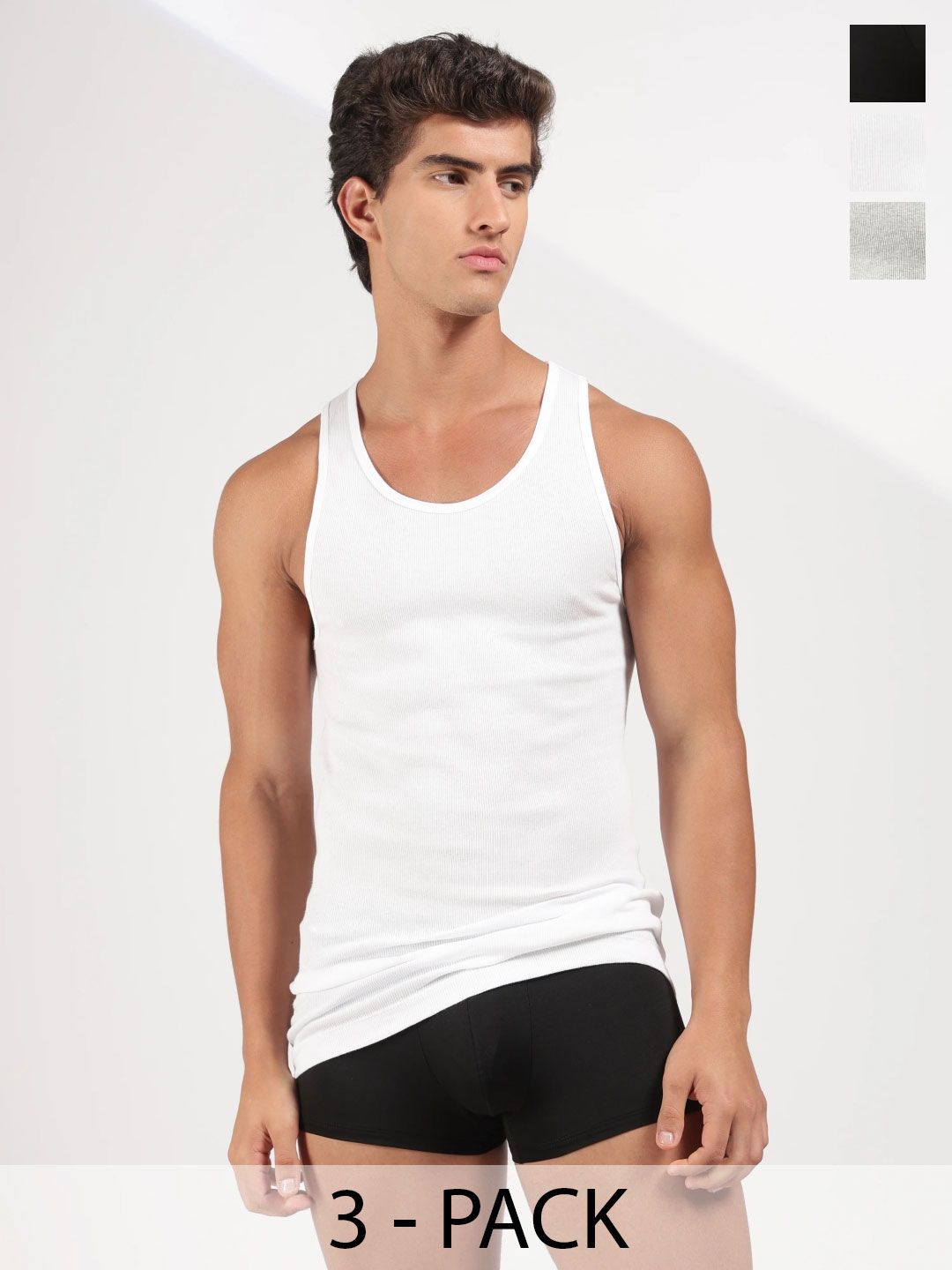 Calvin Klein Underwear Calvin Klein Underwear Pack of 3 Cotton Basic