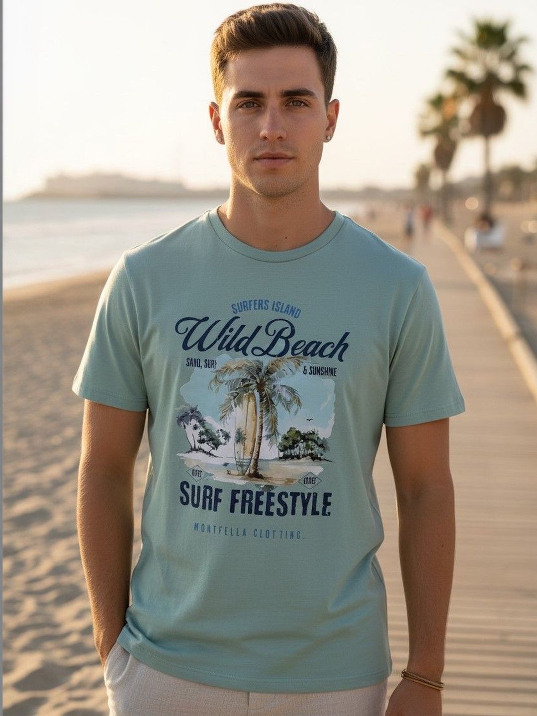 Mast & Harbour Men Printed T-shirt