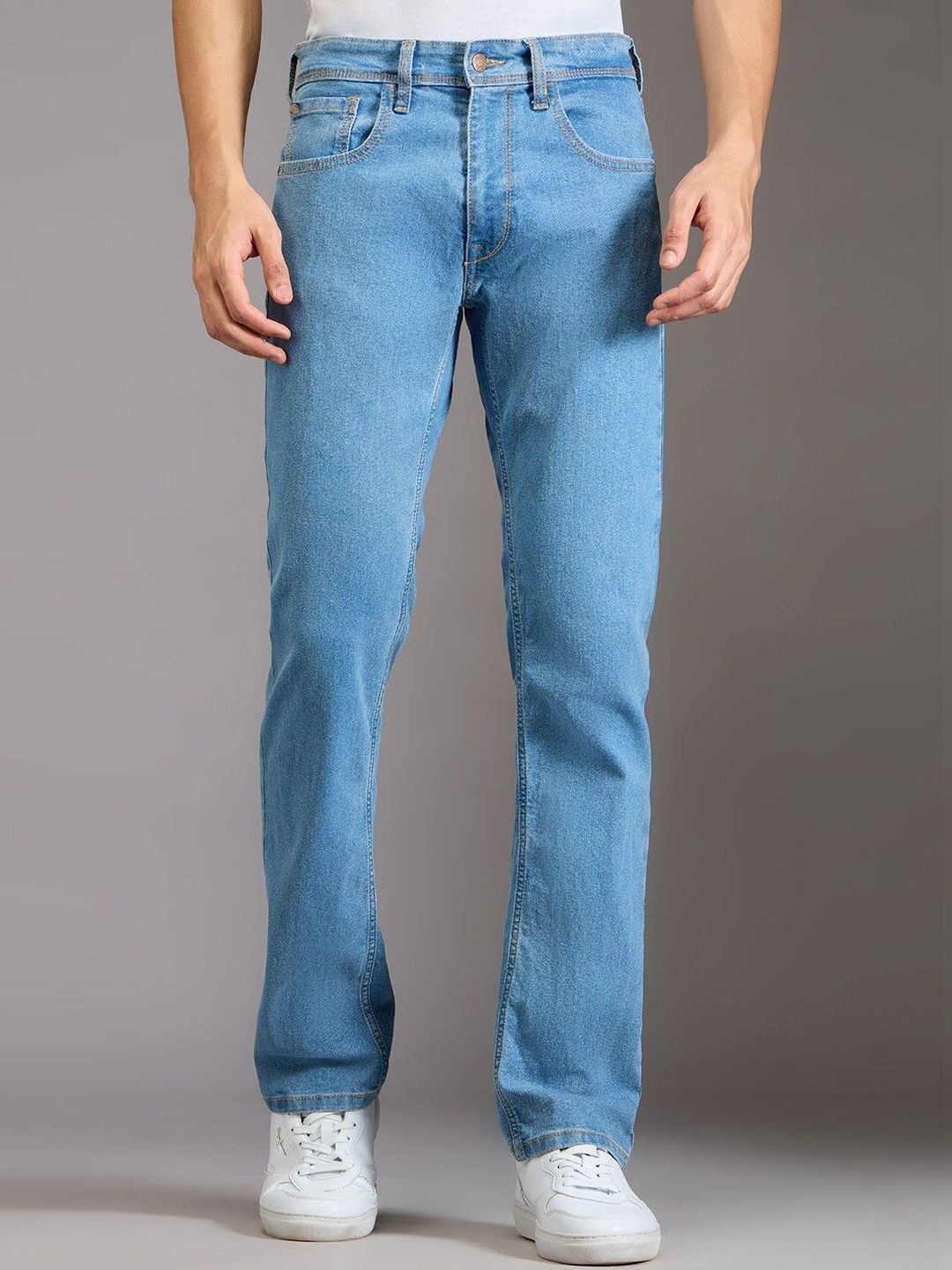 Pepe Jeans Men Holborne Straight Fit Mid-Rise Stretchable Jeans