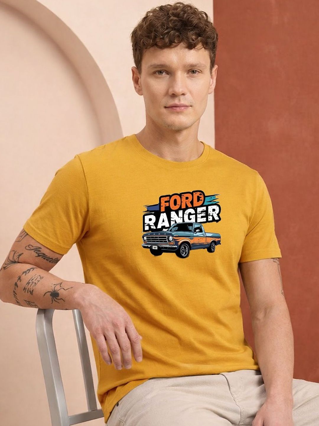 HERE&NOW Men Printed T-shirt