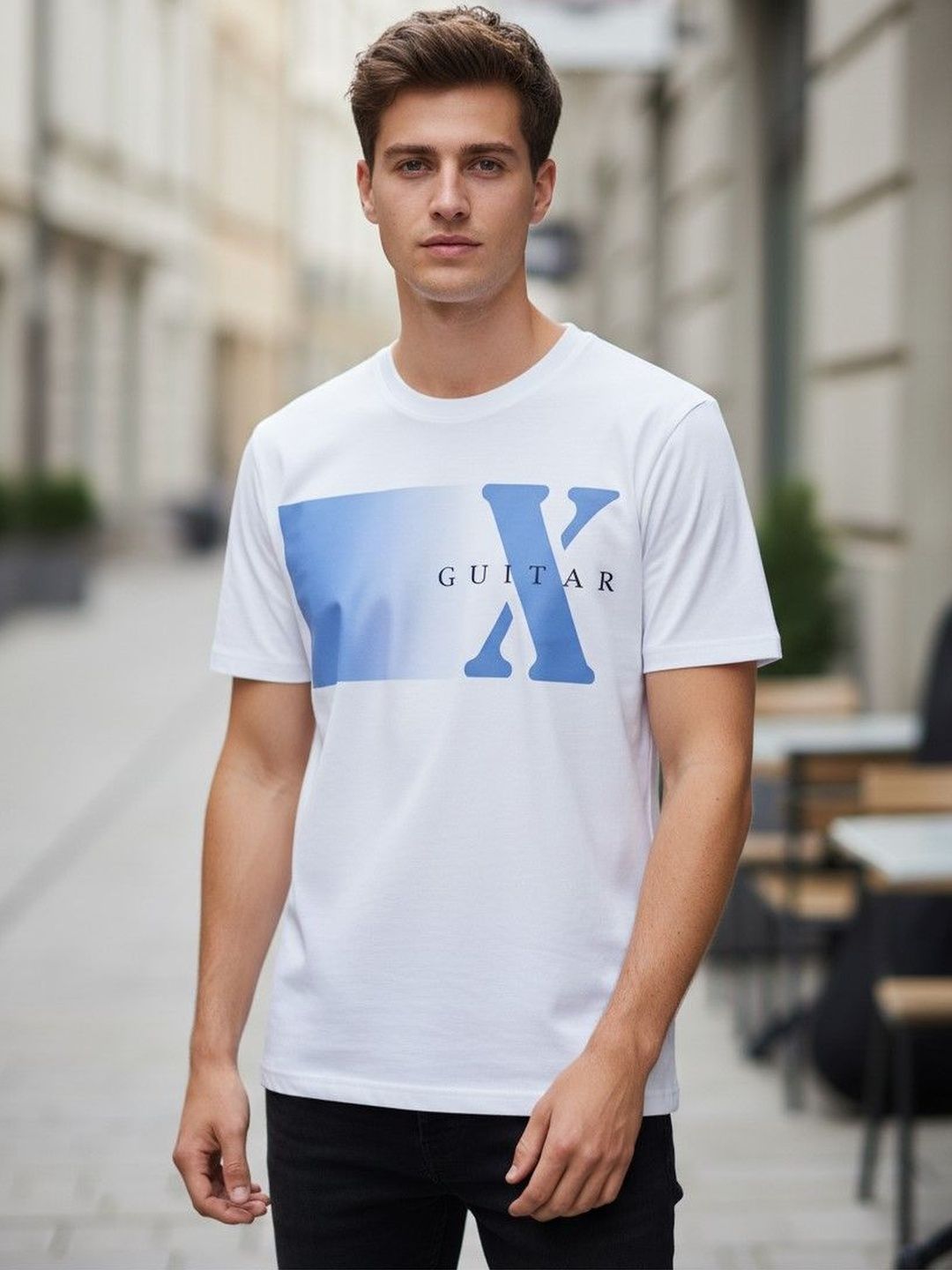 Mast & Harbour Men Printed T-shirt