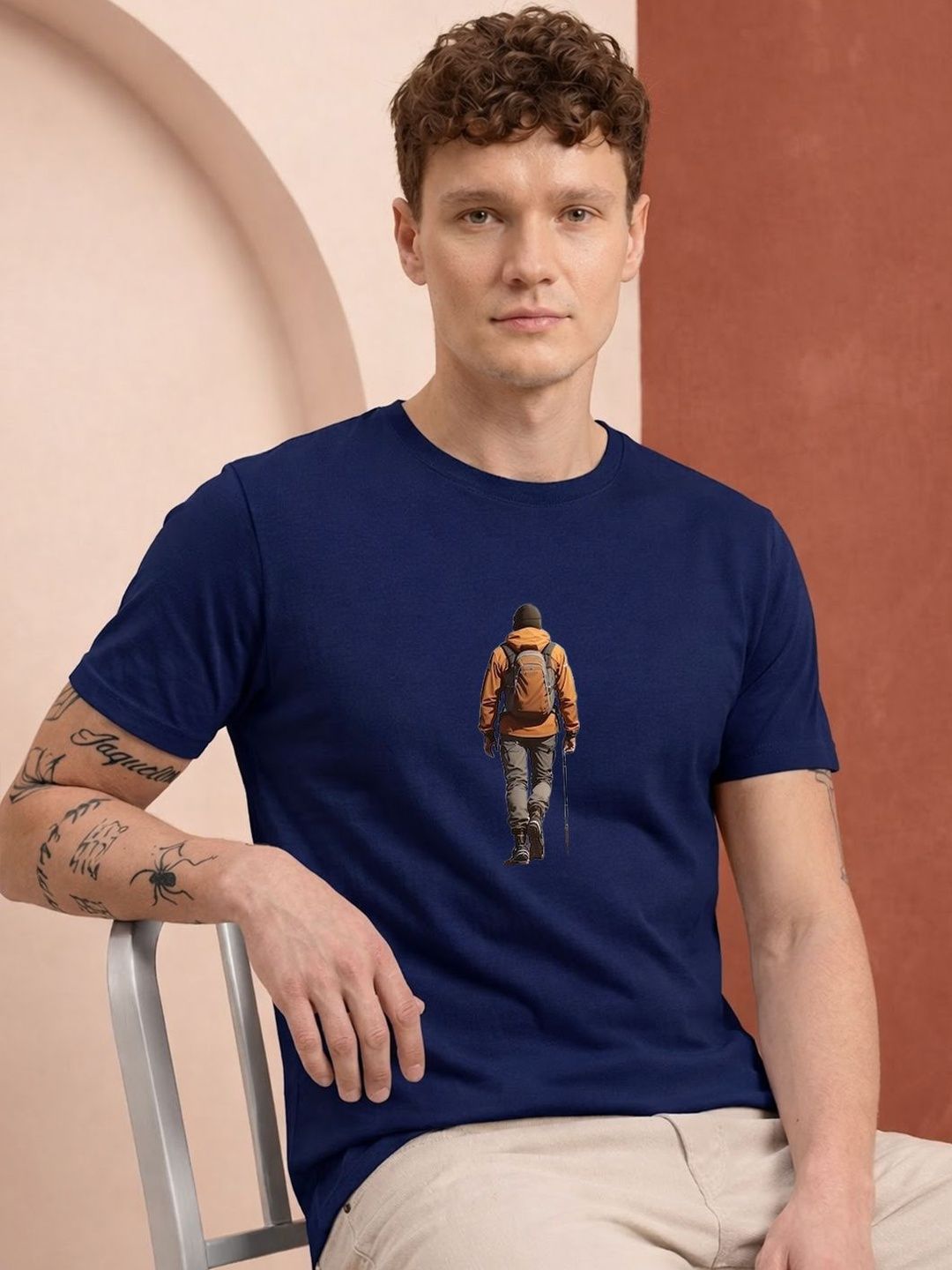 HERE&NOW Men Printed T-shirt