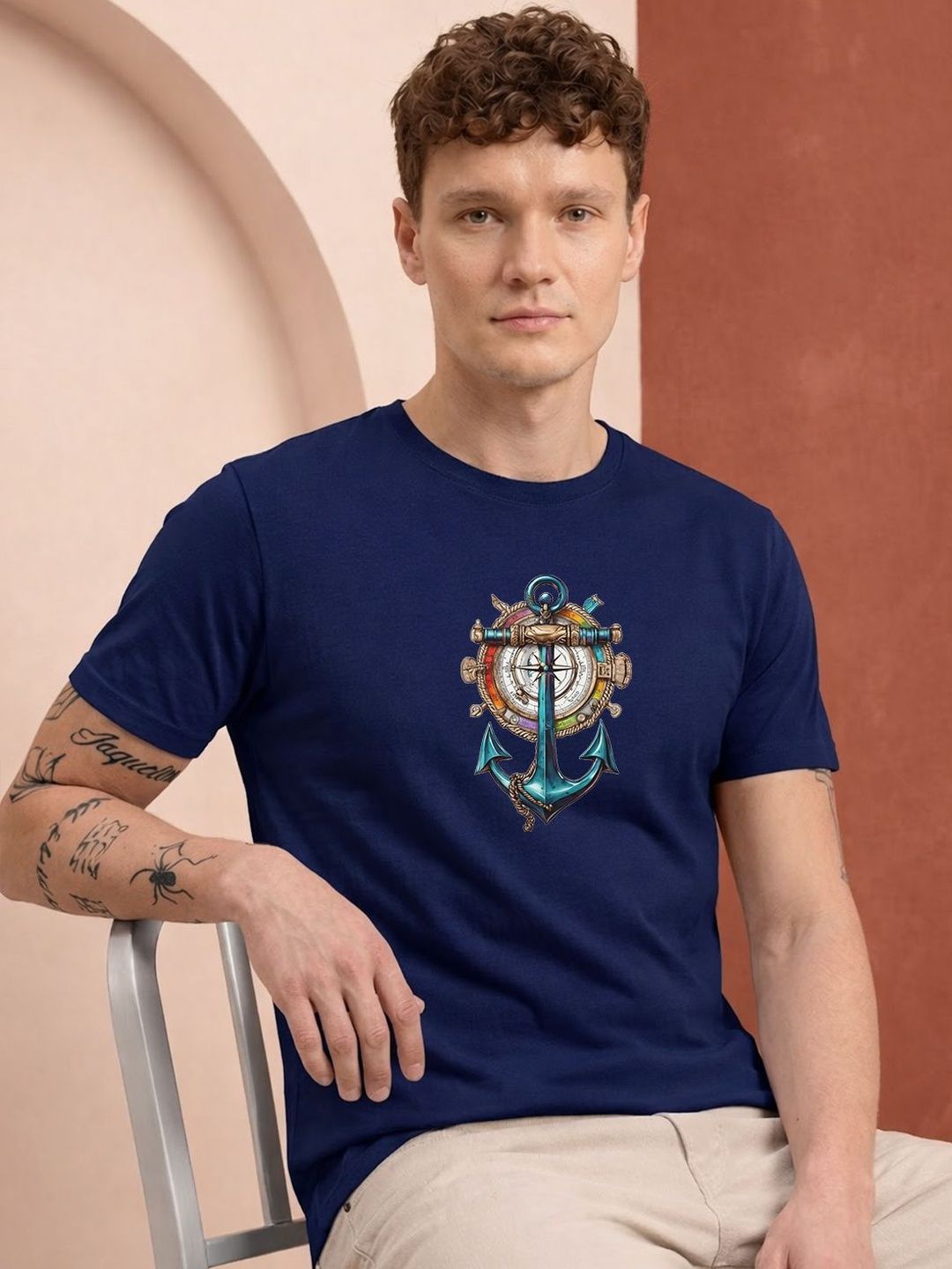 HERE&NOW Men Printed T-shirt